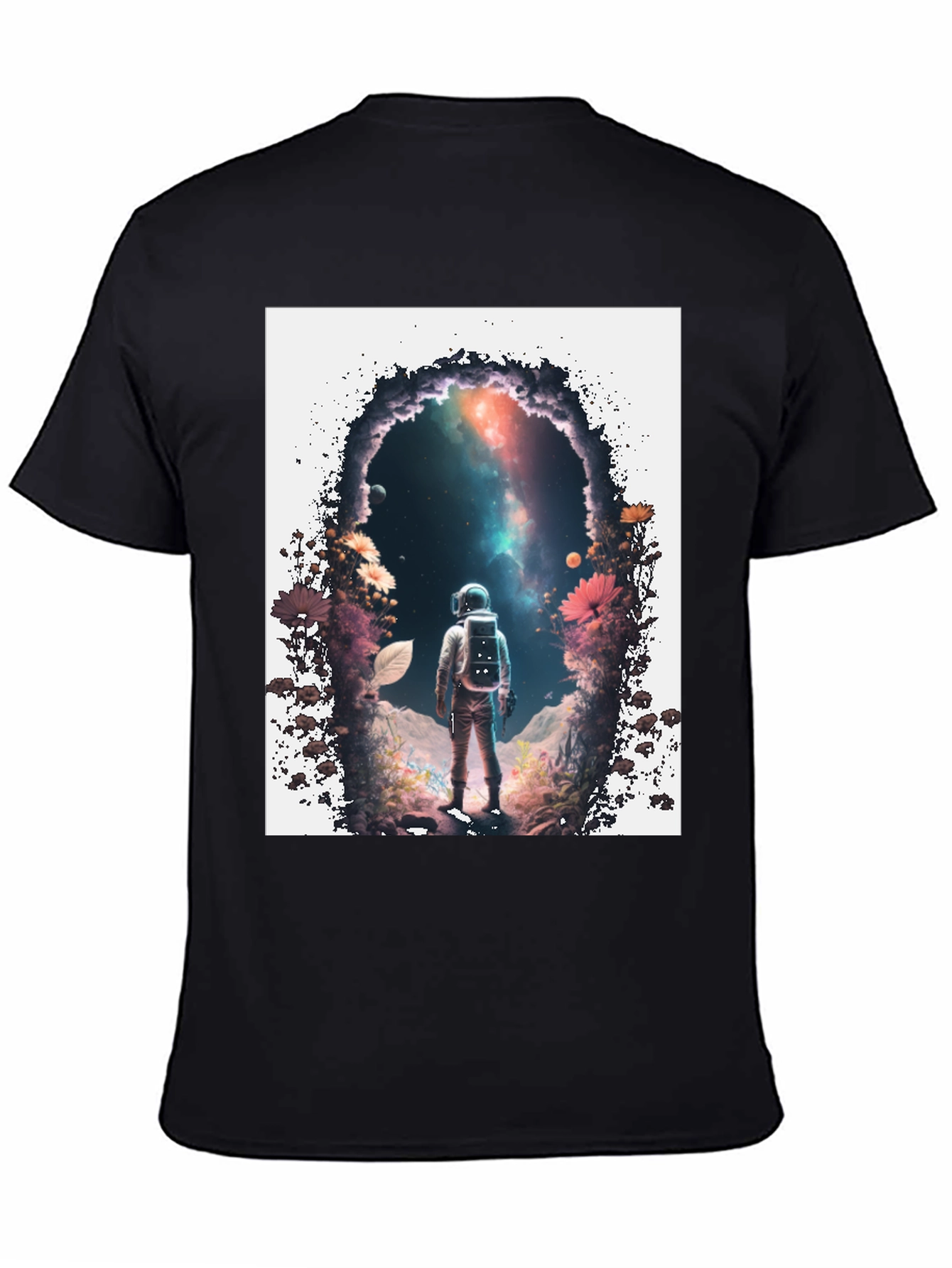 Astronaut Portal Graphic T-Shirt