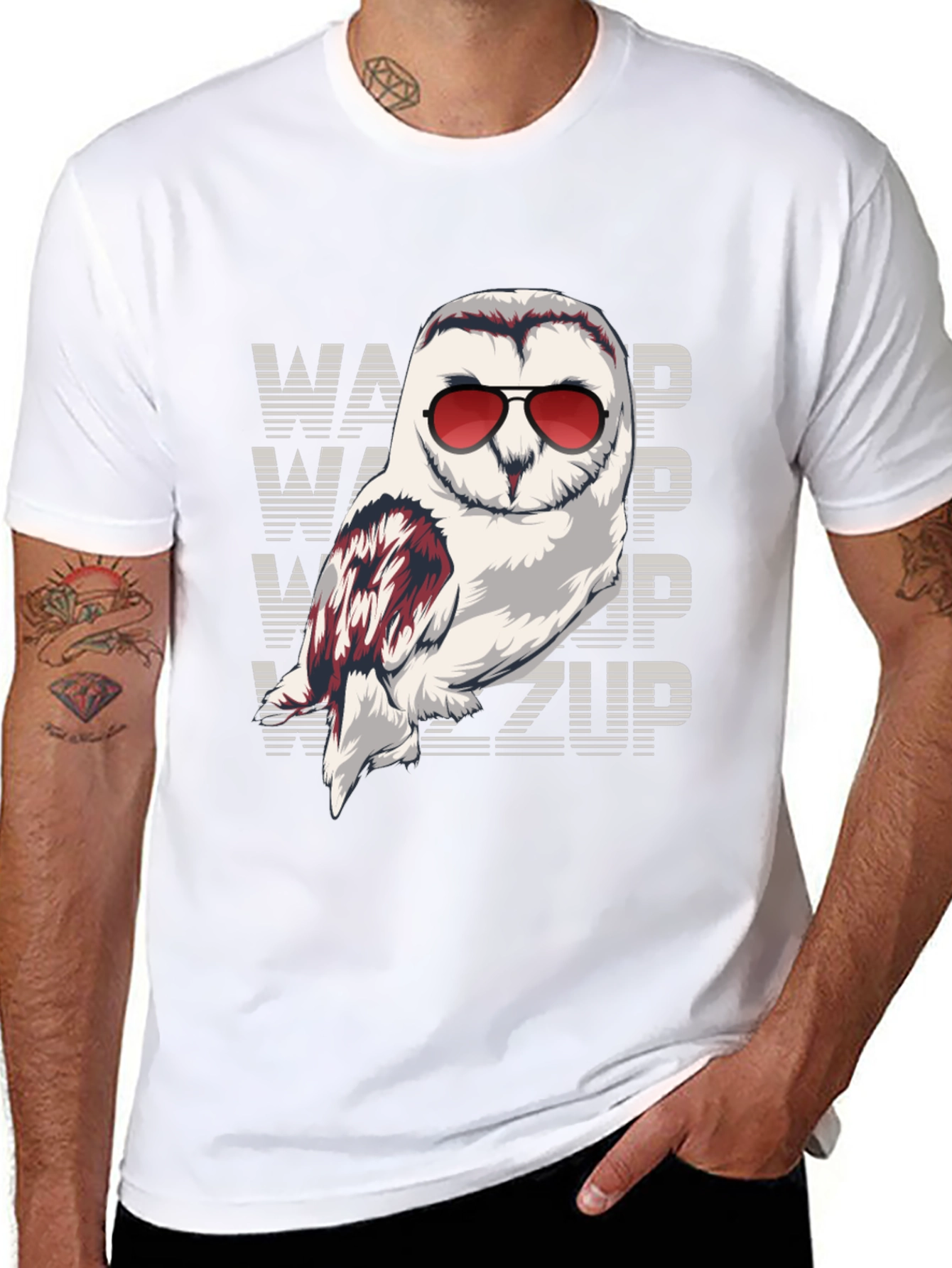 Cool Owl T-Shirt - Wazzup