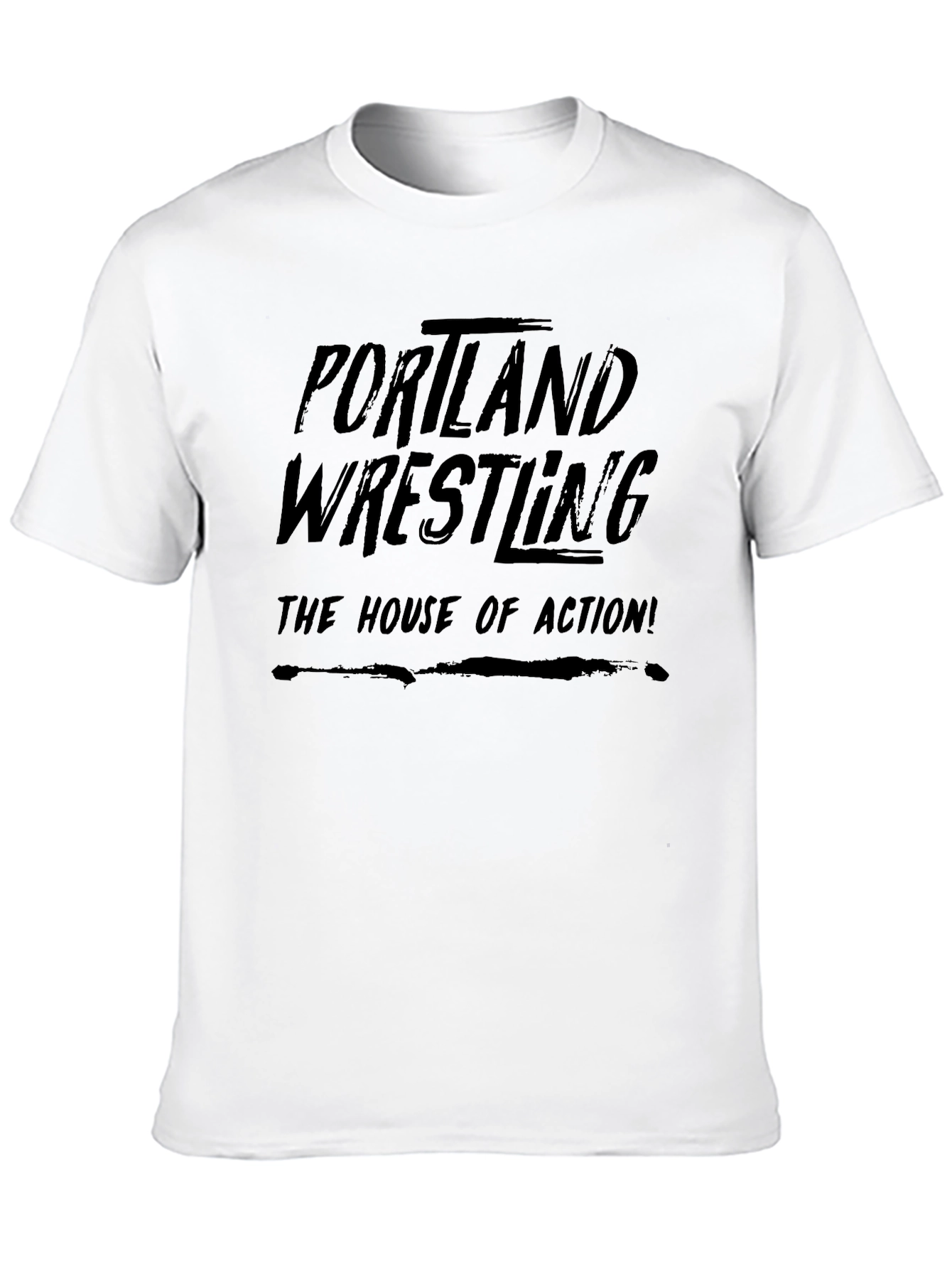 Portland Wrestling Black T-Shirt