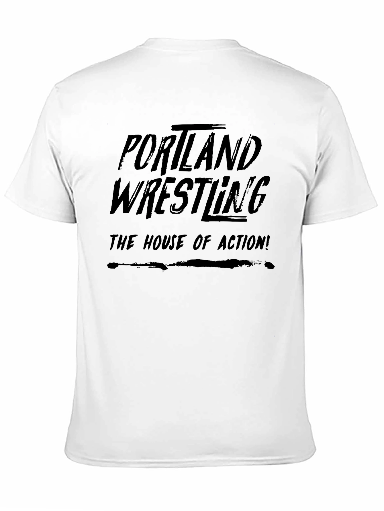 Portland Wrestling Black T-Shirt