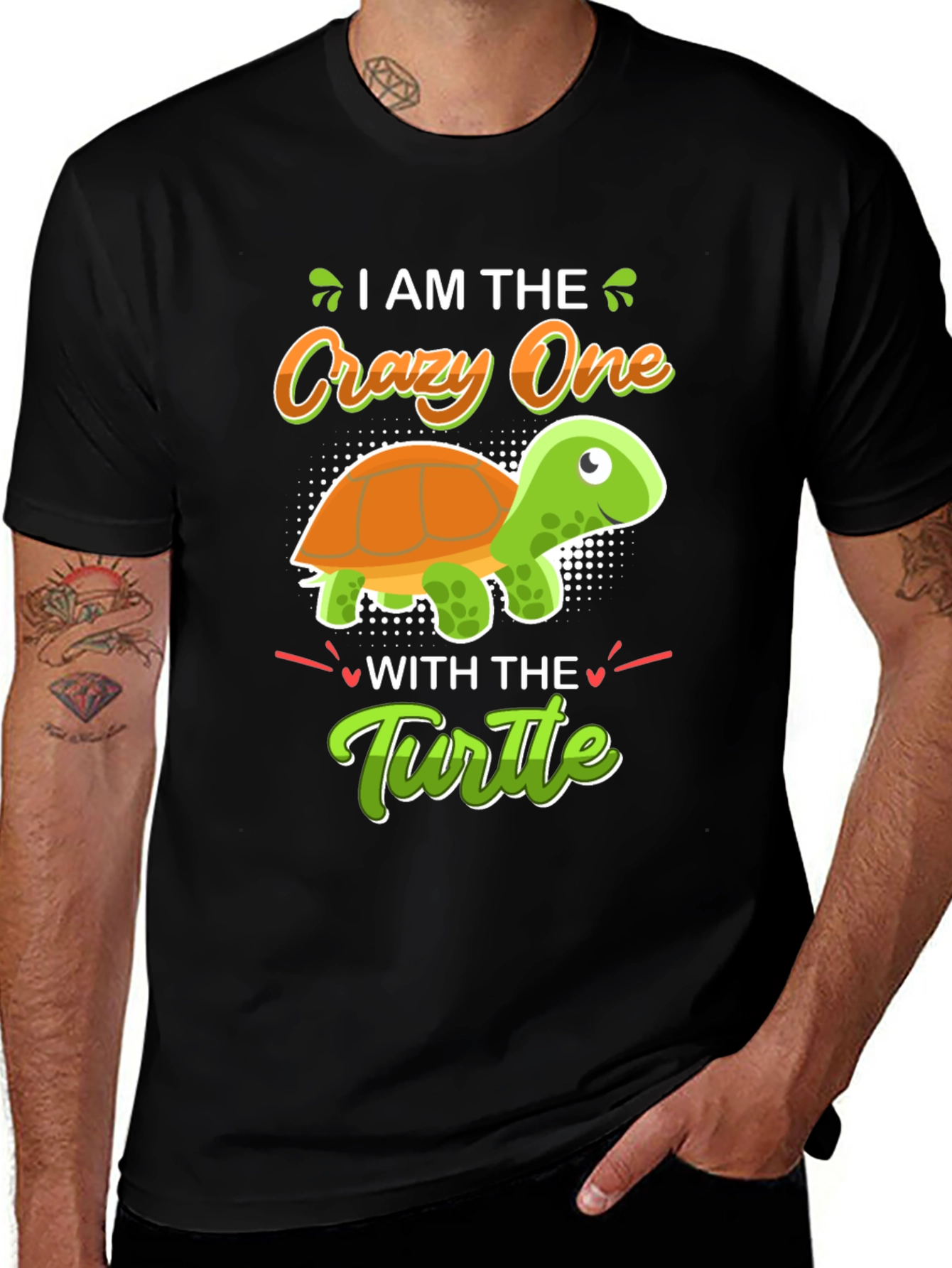 Crazy Turtle Lover T-Shirt - Unique Graphic Tee