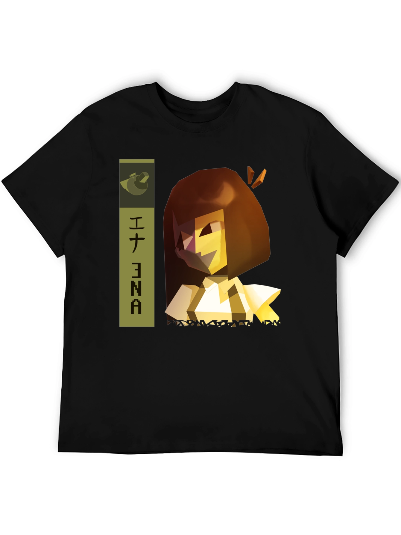 Ena T-Shirt - Geometric Character Design