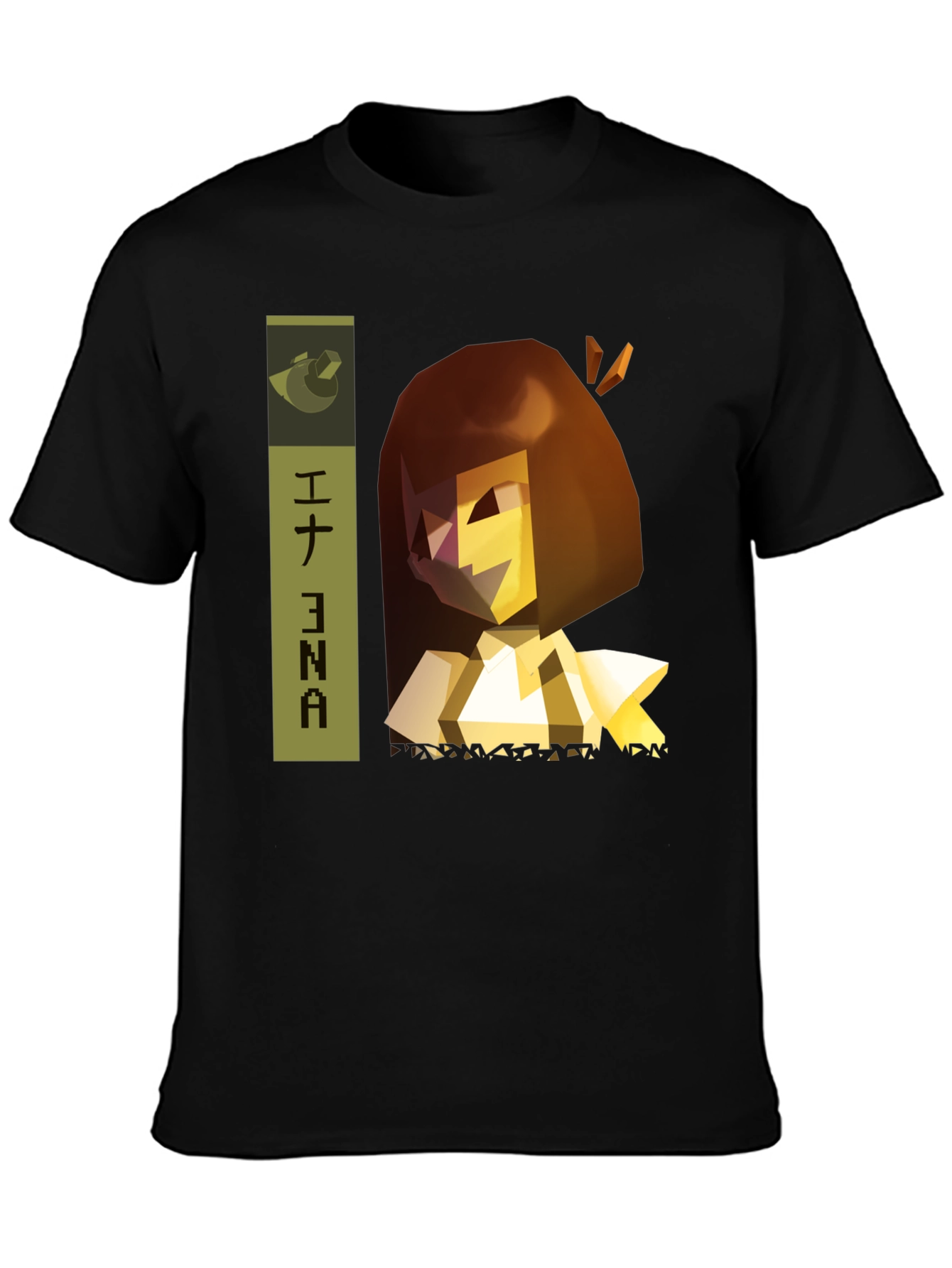 Ena T-Shirt - Geometric Character Design