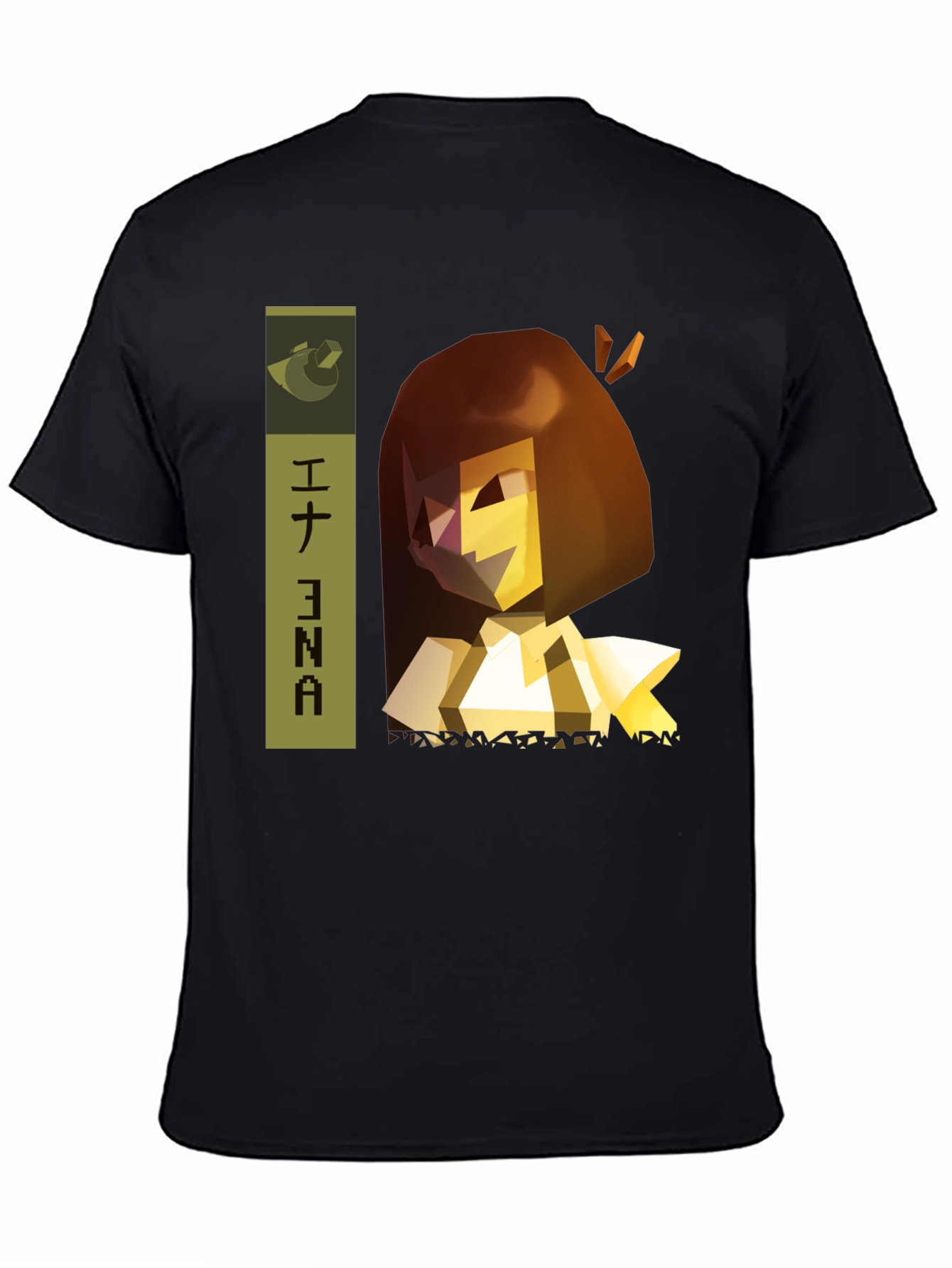 Ena T-Shirt - Geometric Character Design