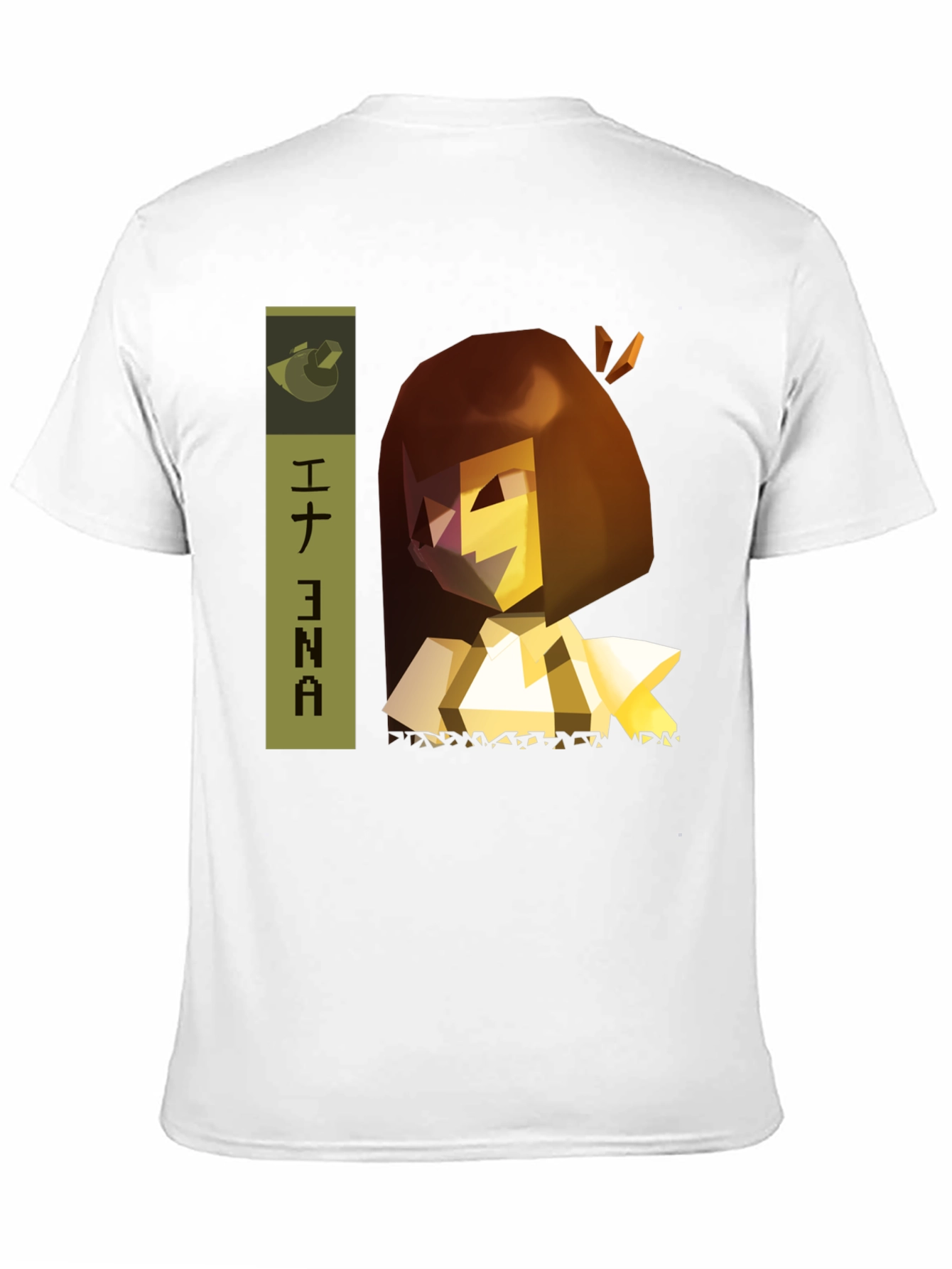 Ena T-Shirt - Geometric Character Design