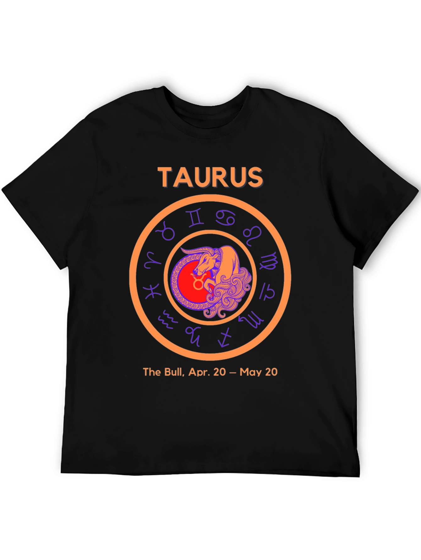 Taurus Zodiac T-Shirt: Bull Sign Astrology Tee