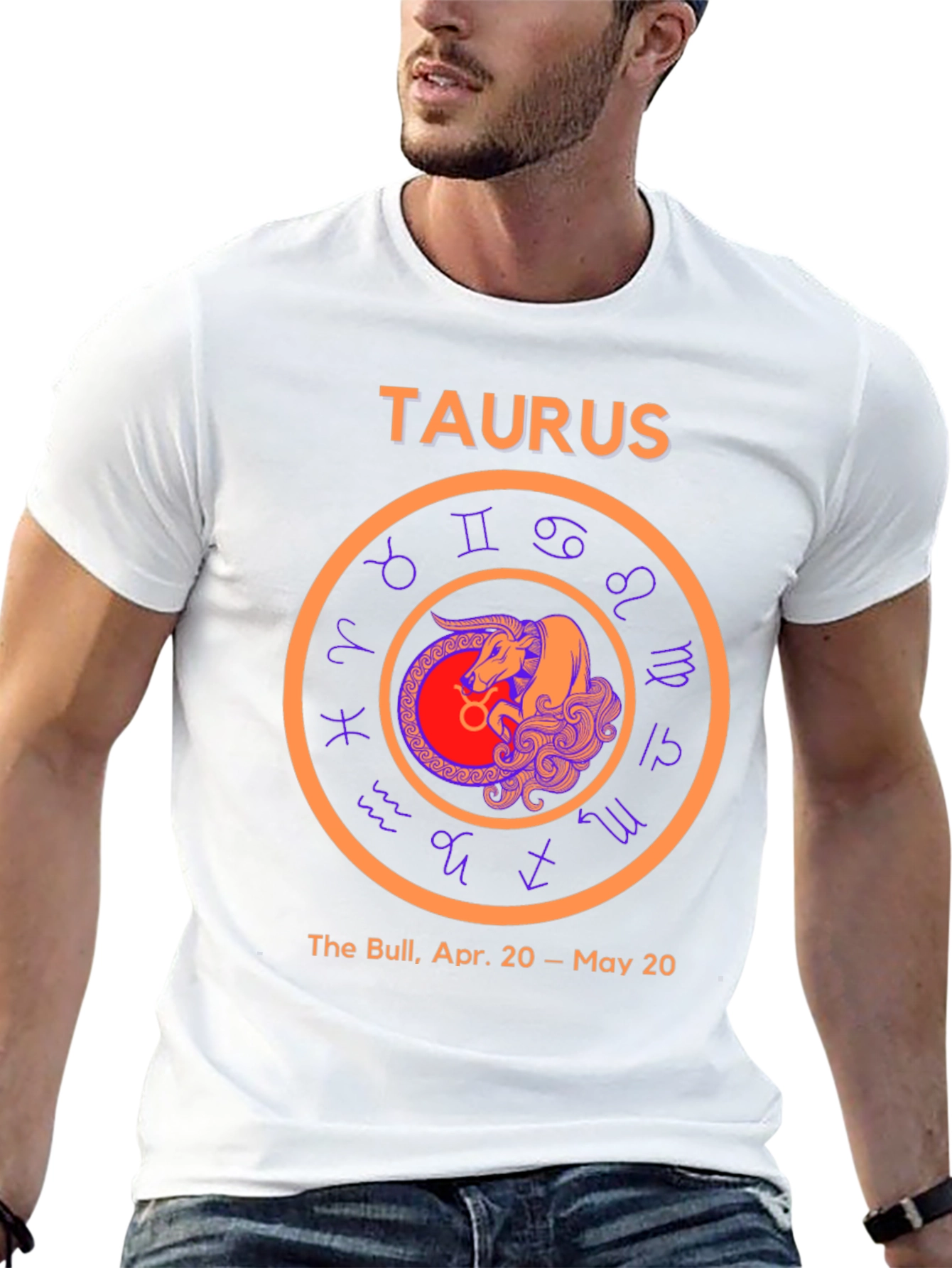 Taurus Zodiac T-Shirt: Bull Sign Astrology Tee