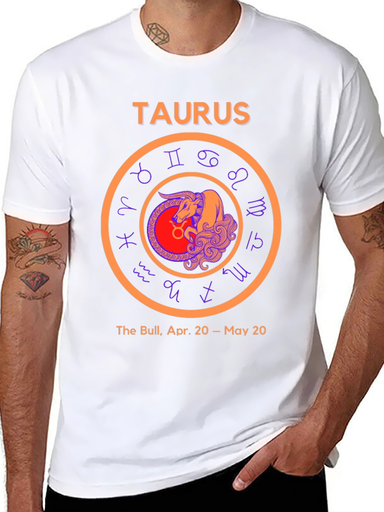 Taurus Zodiac T-Shirt: Bull Sign Astrology Tee