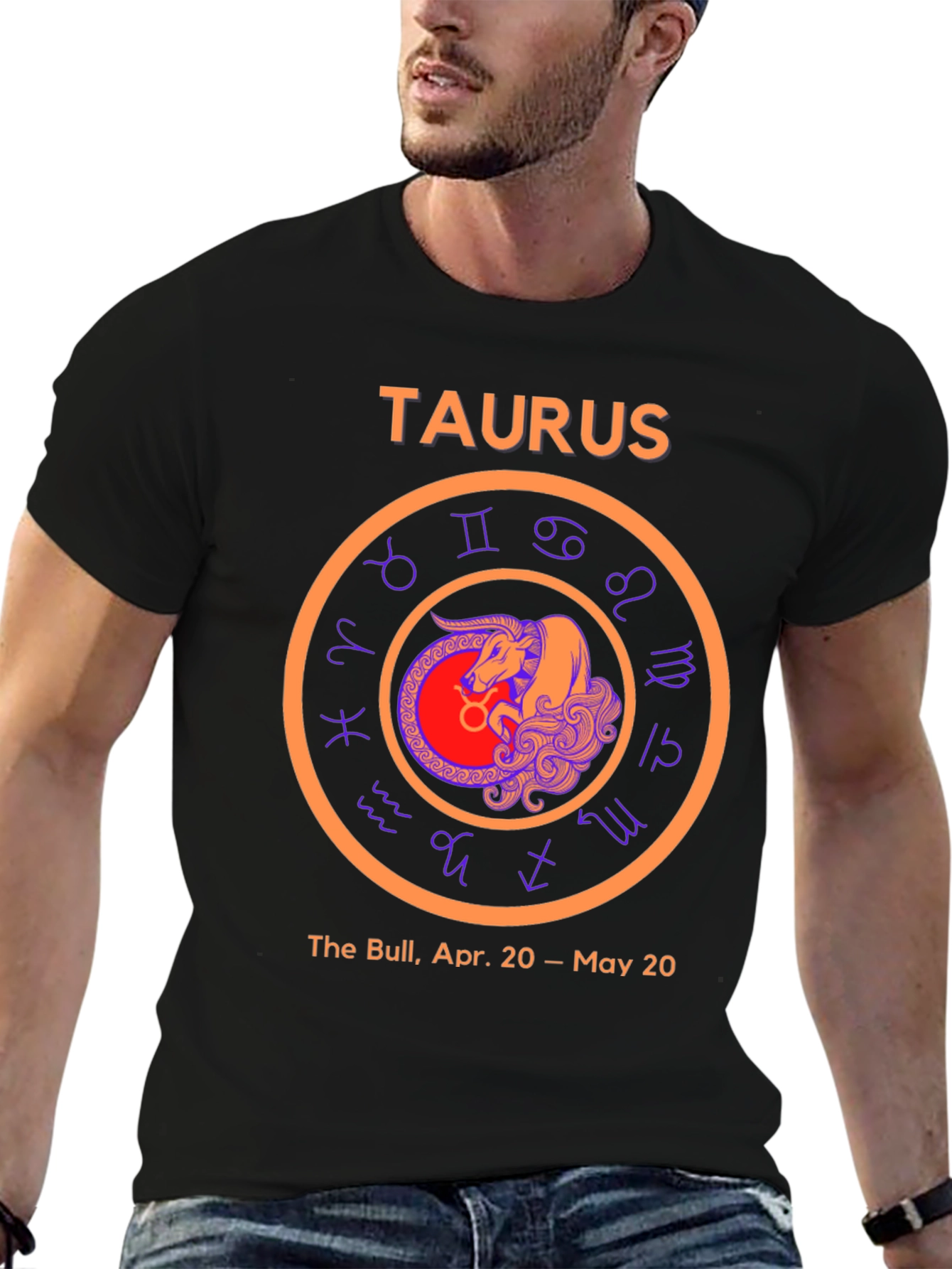 Taurus Zodiac T-Shirt: Bull Sign Astrology Tee