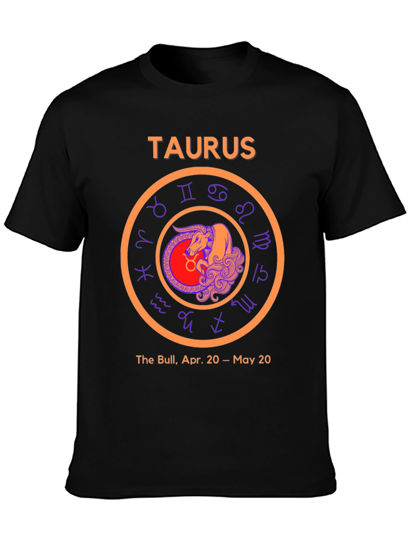Taurus Zodiac T-Shirt: Bull Sign Astrology Tee