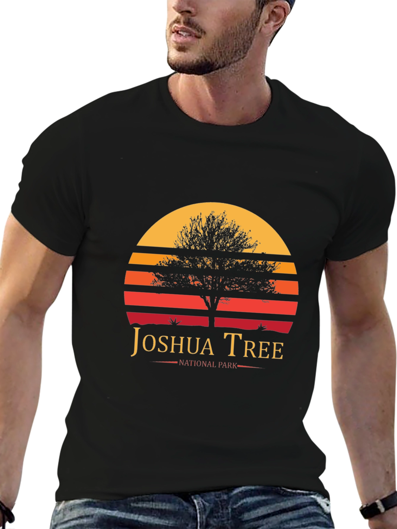 Joshua Tree National Park Sunset Graphic T-Shirt