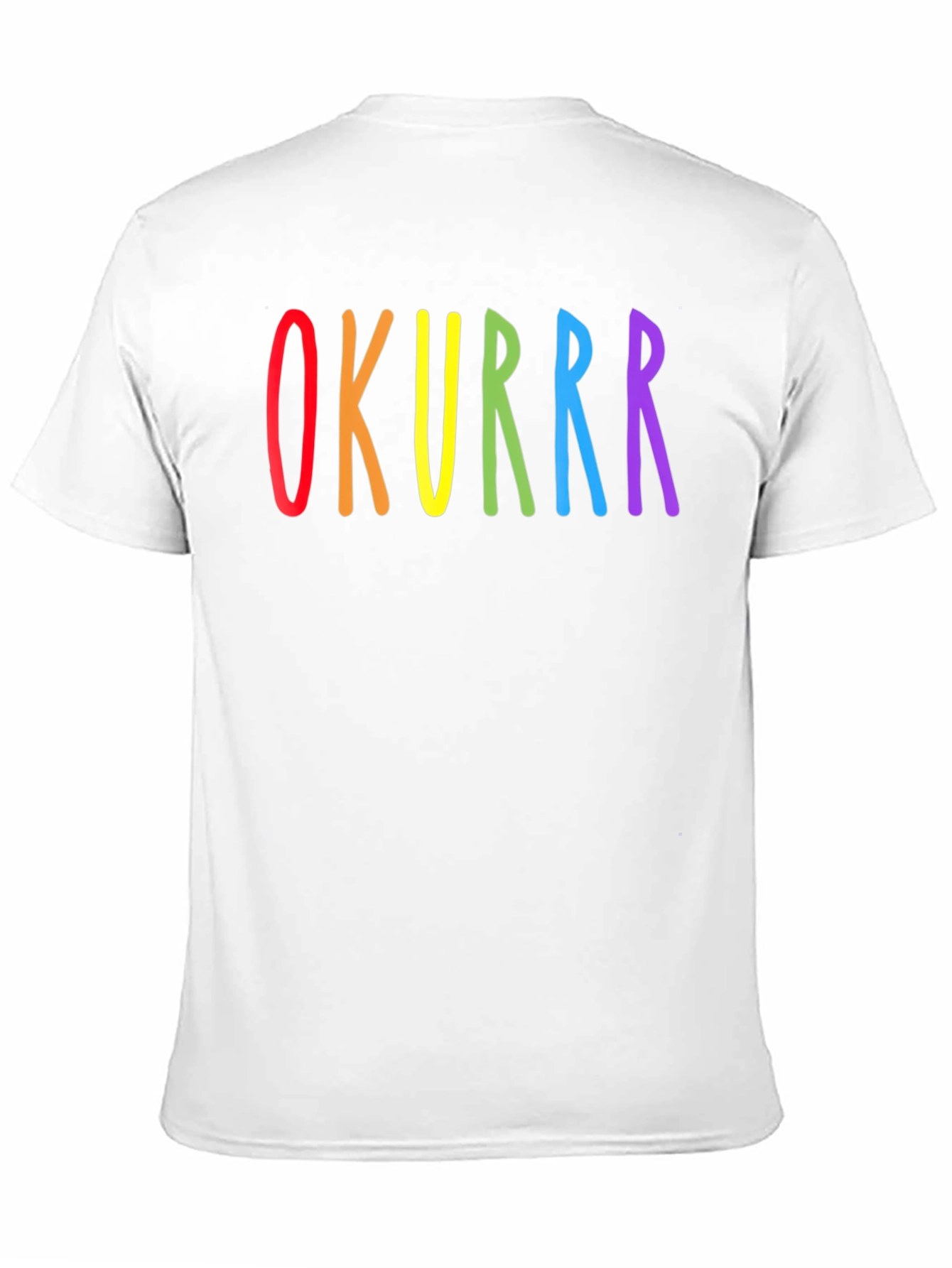OKURRR Rainbow Graphic Black T-Shirt