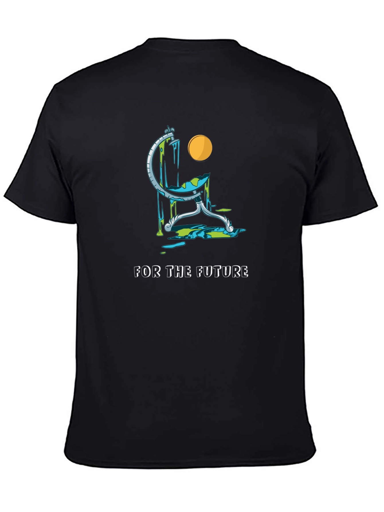 Eco Future Black T-Shirt - Save the Planet