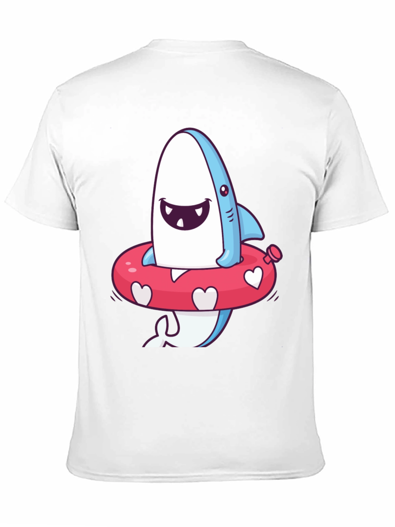 Cartoon Shark T-Shirt - Fun Summer Style