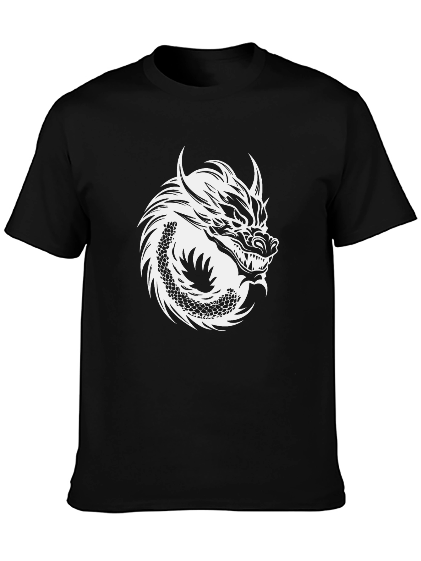 Dragon Graphic Black Tee