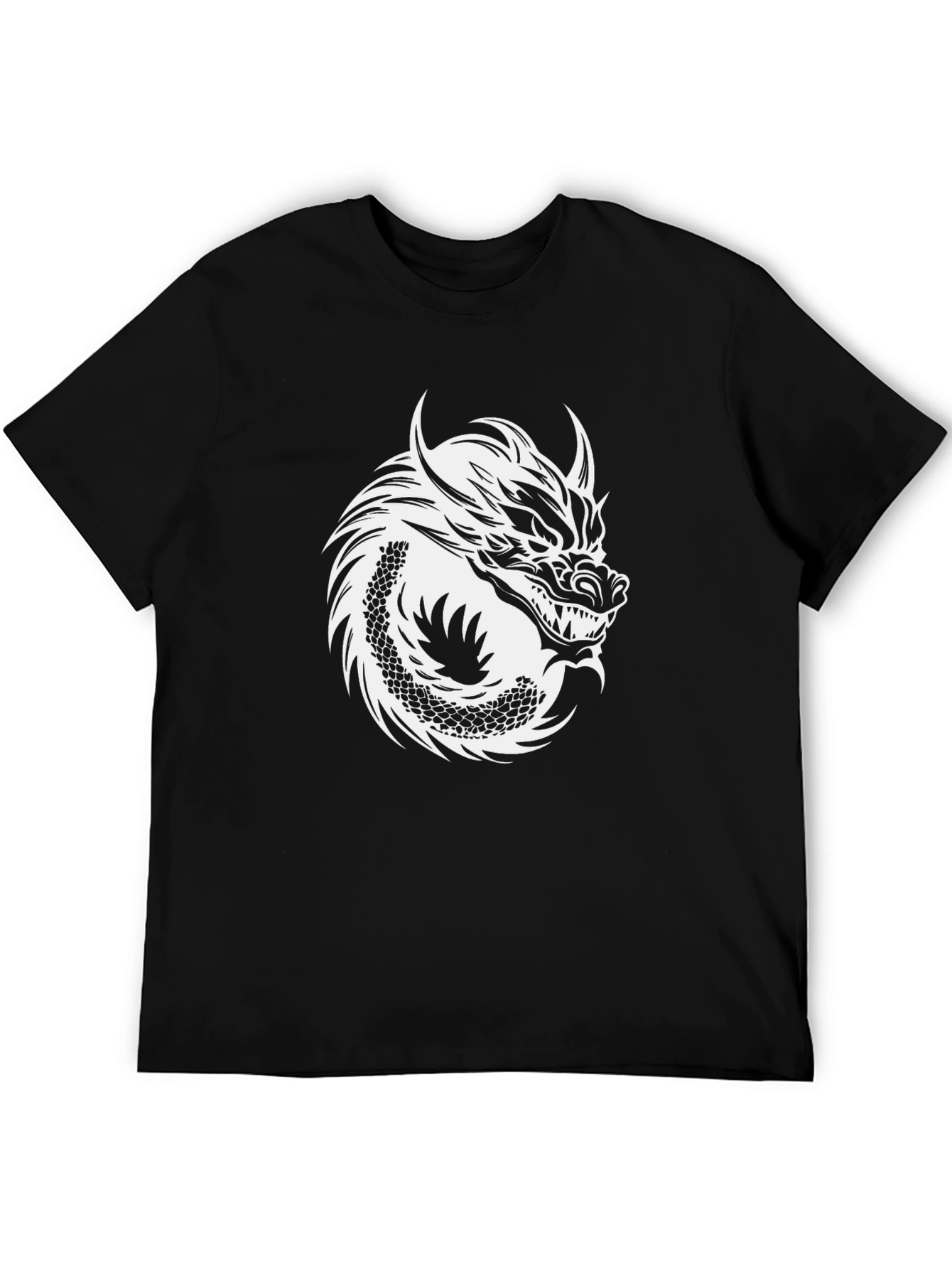 Dragon Graphic Black Tee
