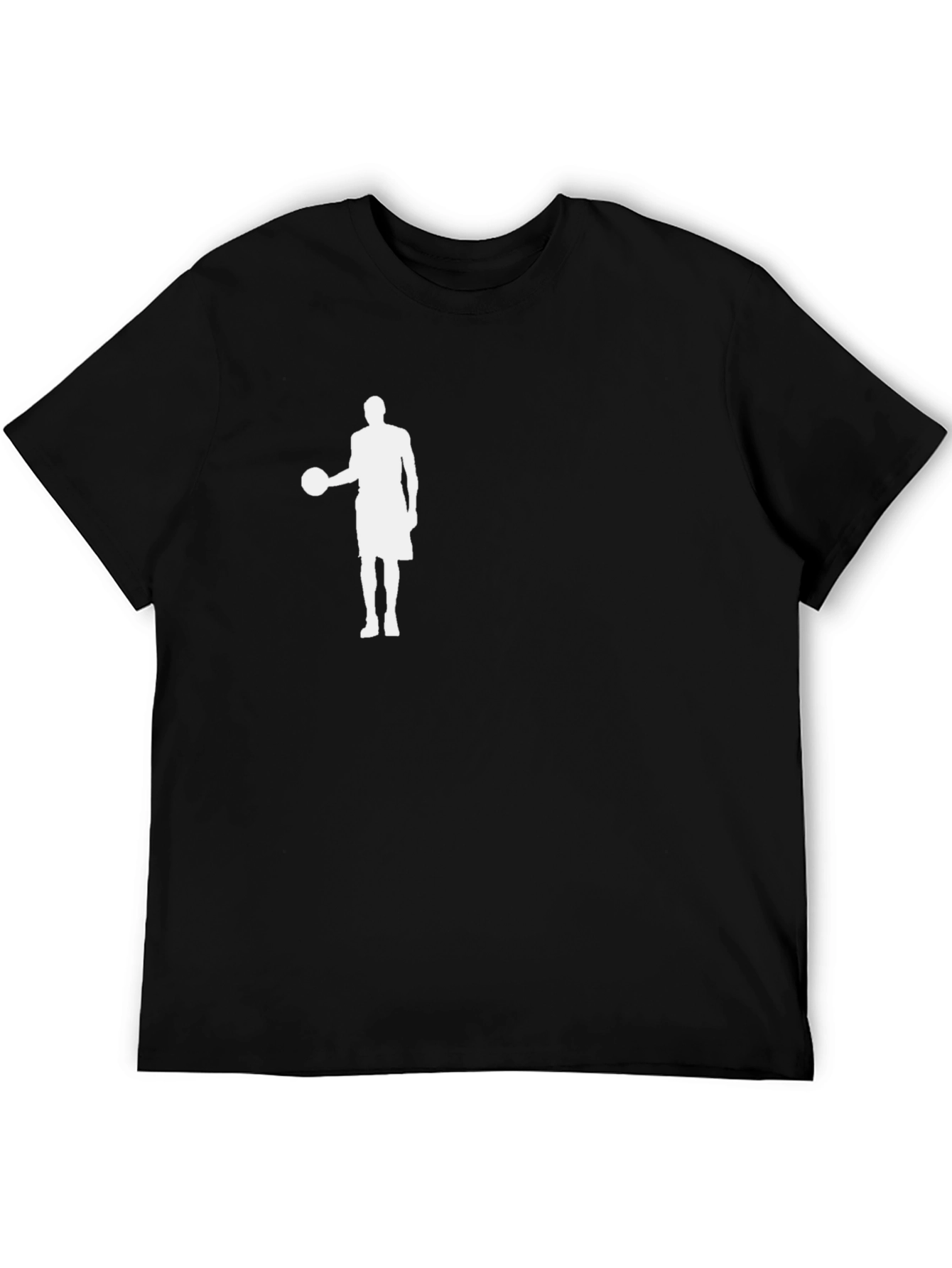Basketball Player Graphic Black T-Shirt