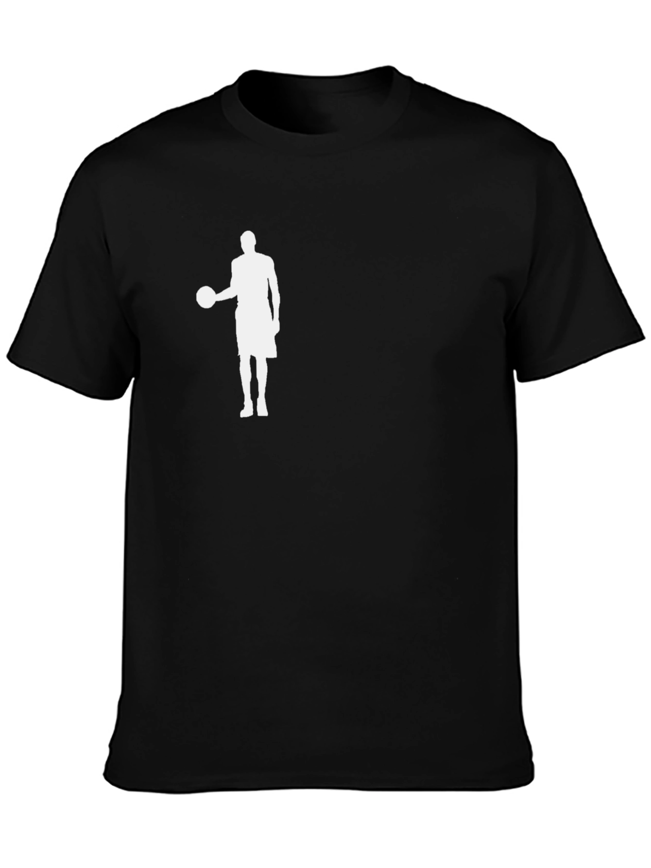 Basketball Player Graphic Black T-Shirt