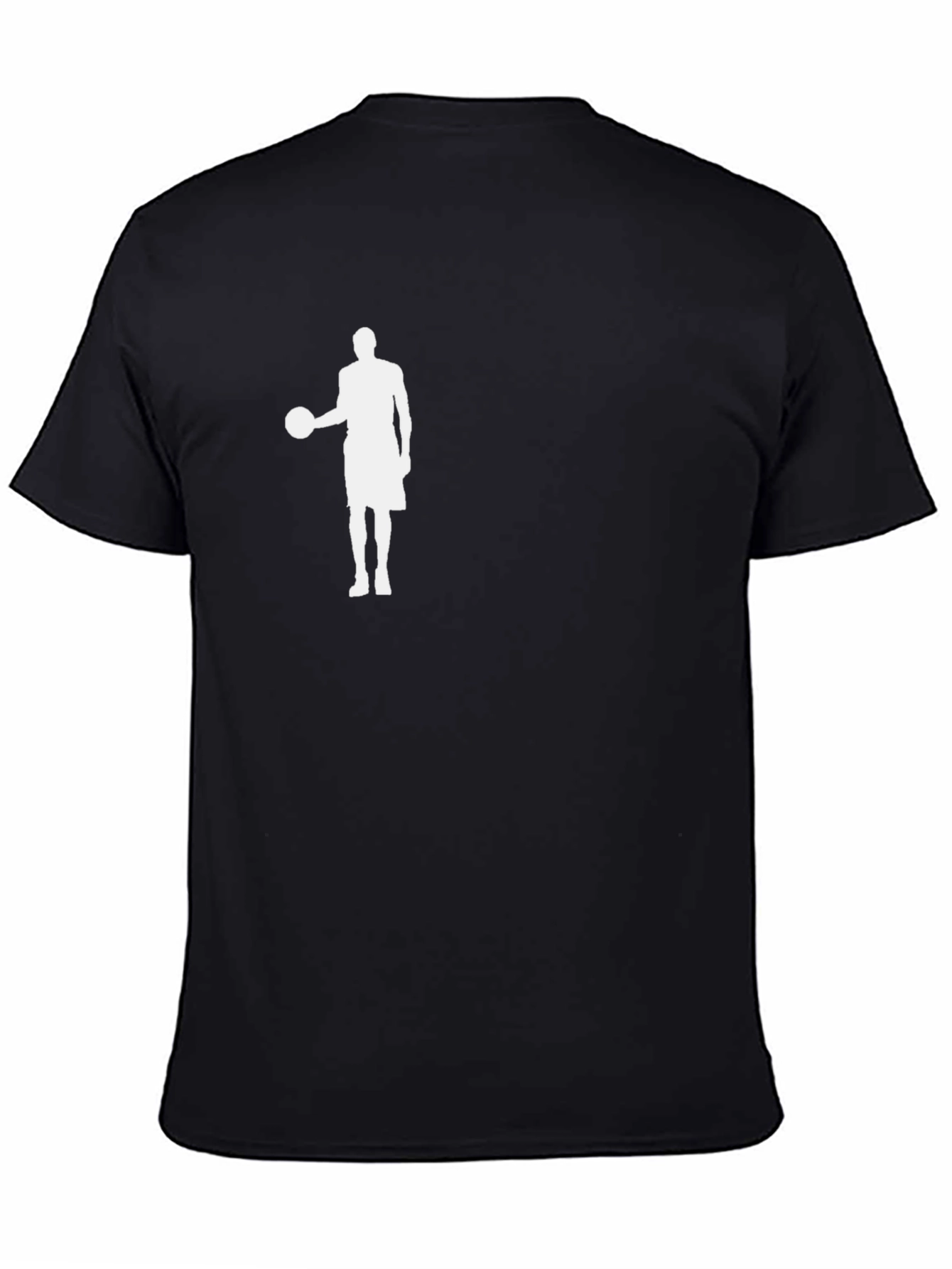 Basketball Player Graphic Black T-Shirt