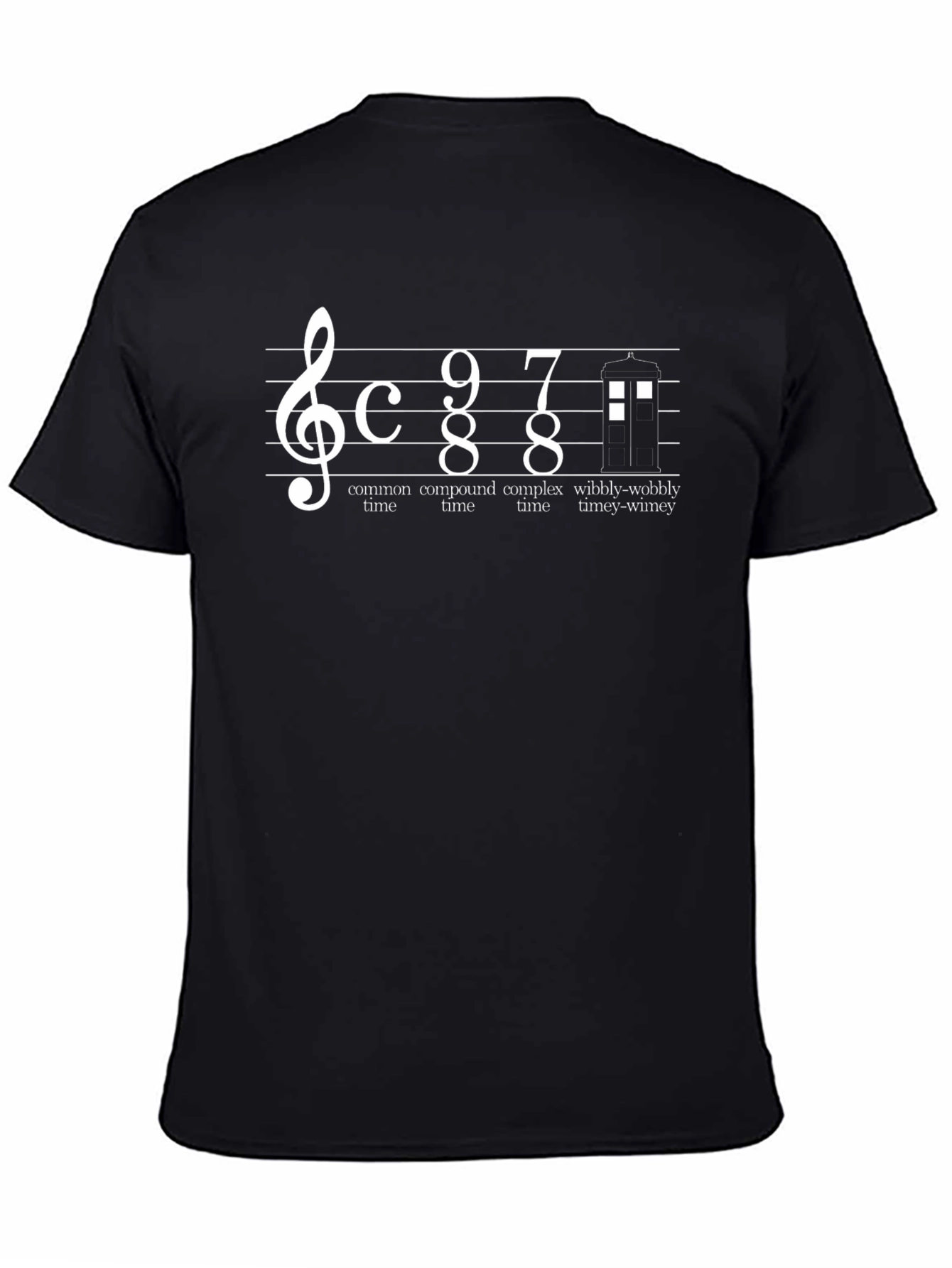 Doctor Who Music Note T-Shirt Timey-Wimey