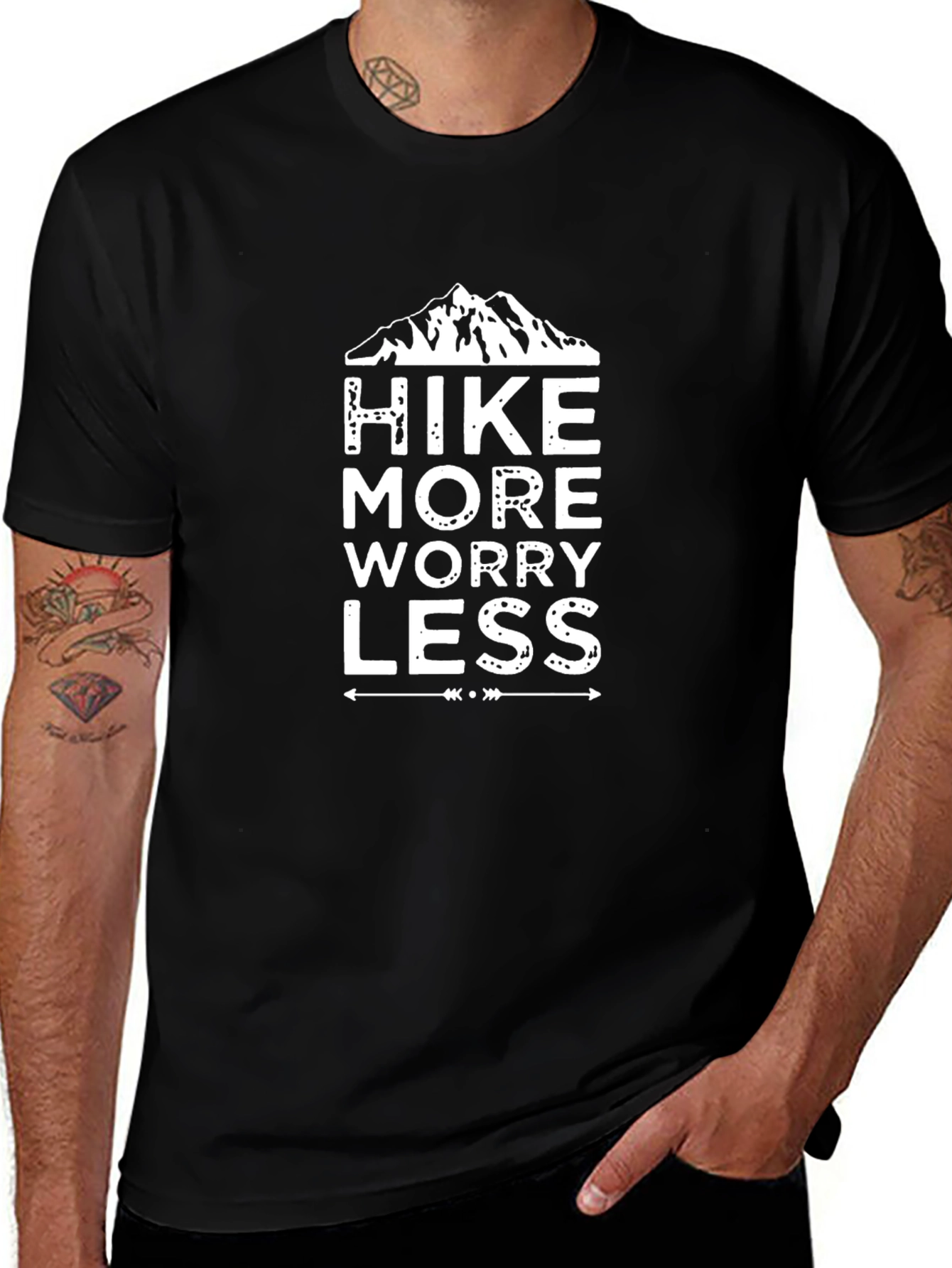 Hike More Worry Less Graphic Tee