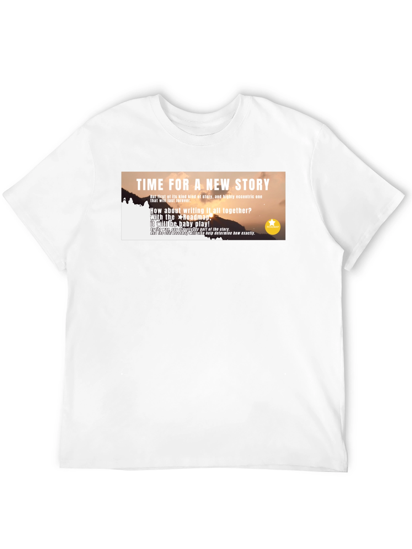 Time for a New Story Graphic T-Shirt