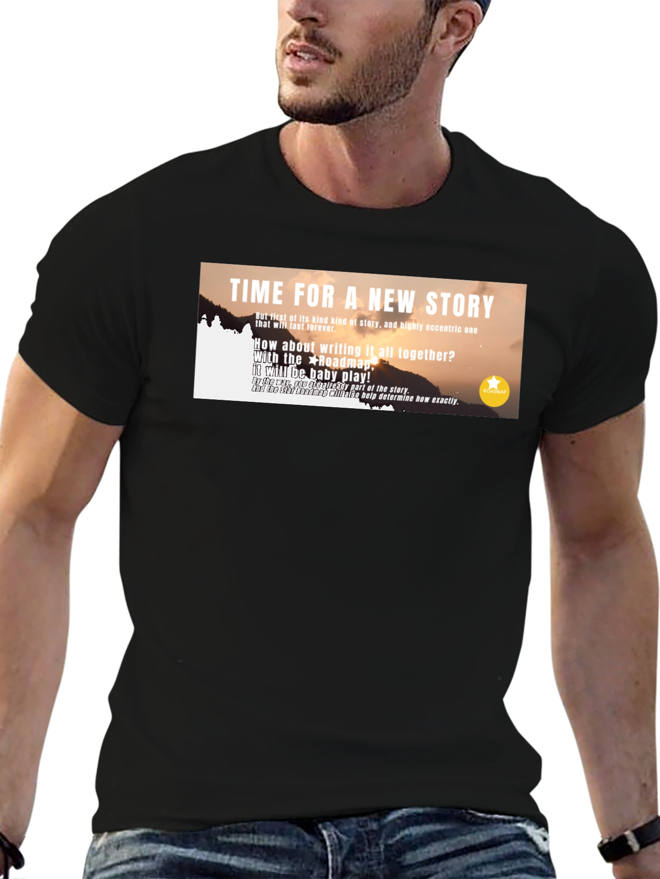 Time for a New Story Graphic T-Shirt