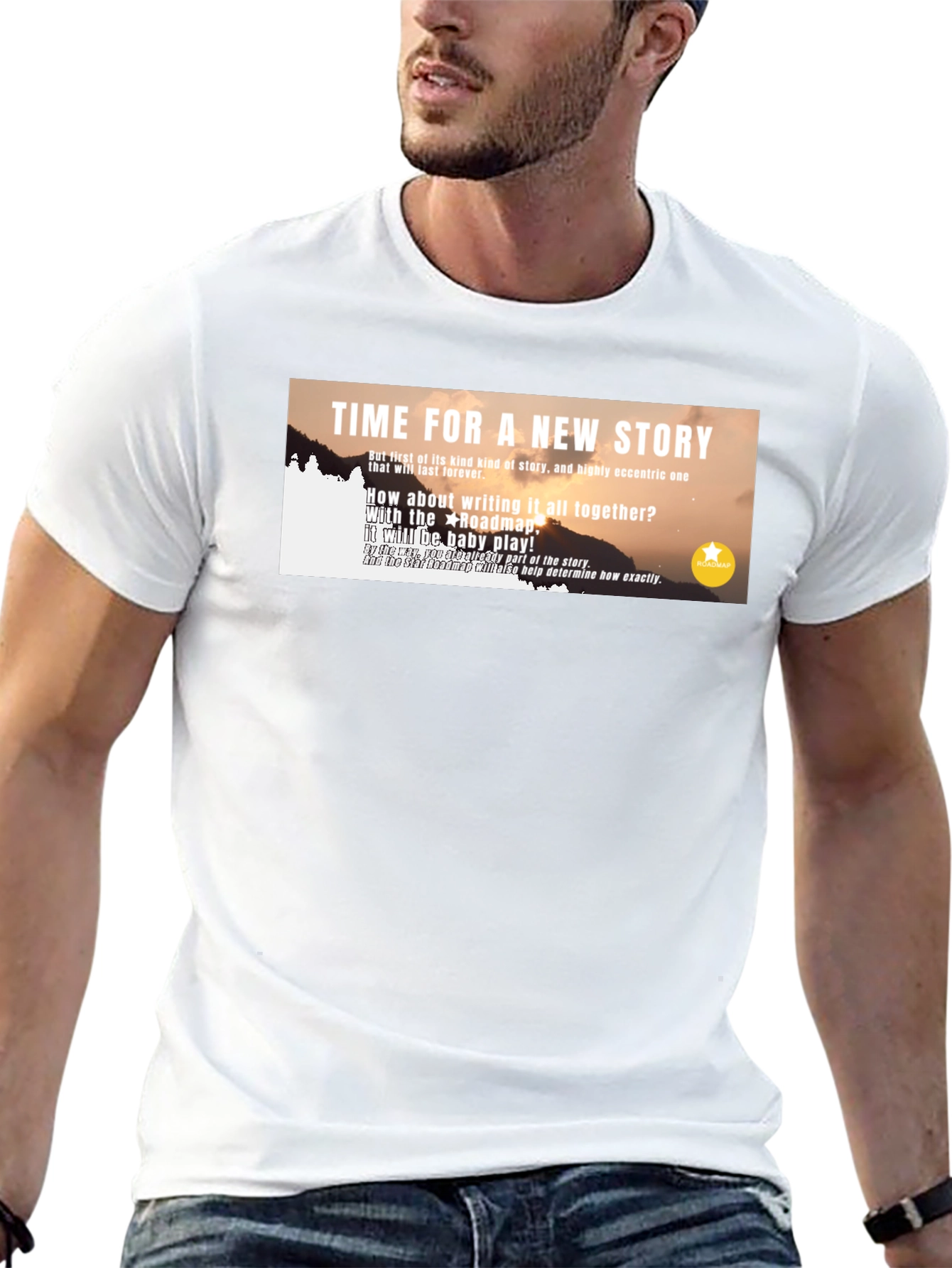 Time for a New Story Graphic T-Shirt