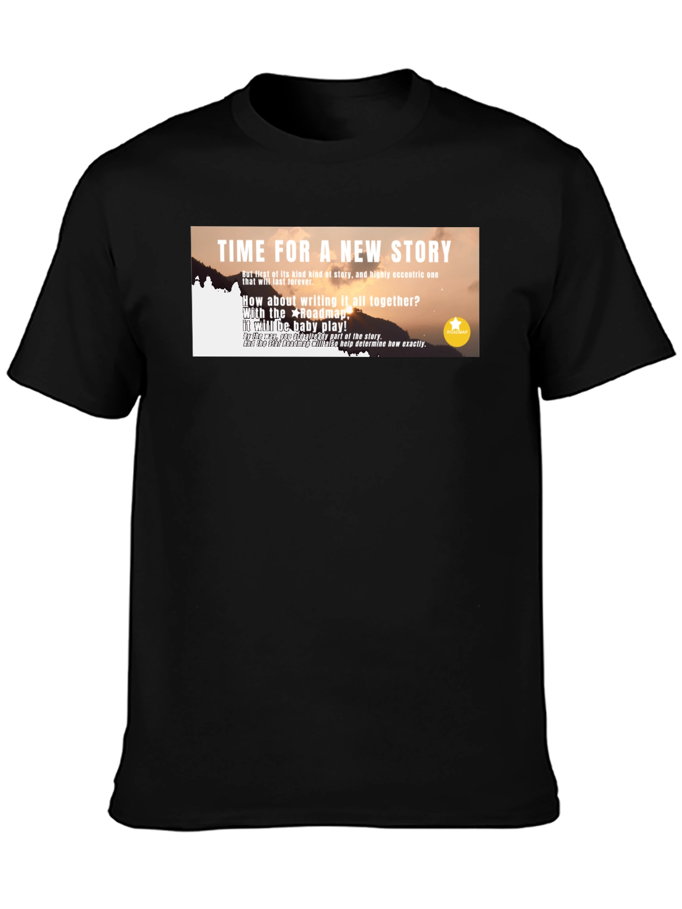 Time for a New Story Graphic T-Shirt