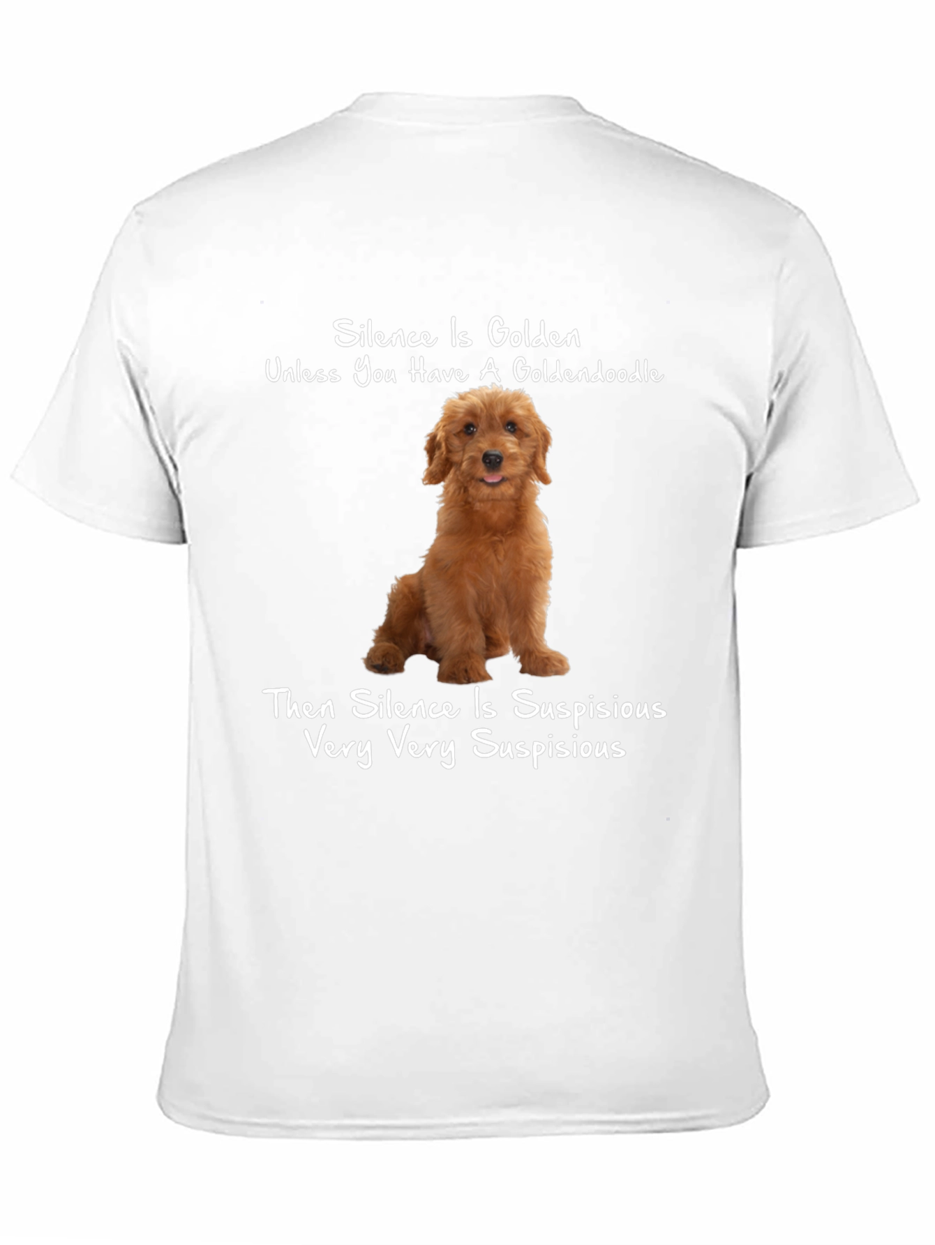 Goldendoodle Silence Humor T-Shirt