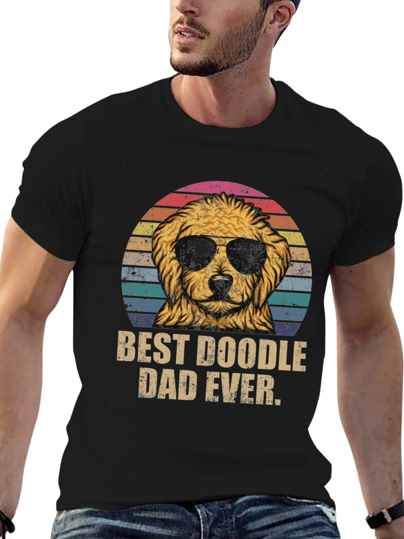 Best Doodle Dad Ever T-Shirt - Dog Lover Gift