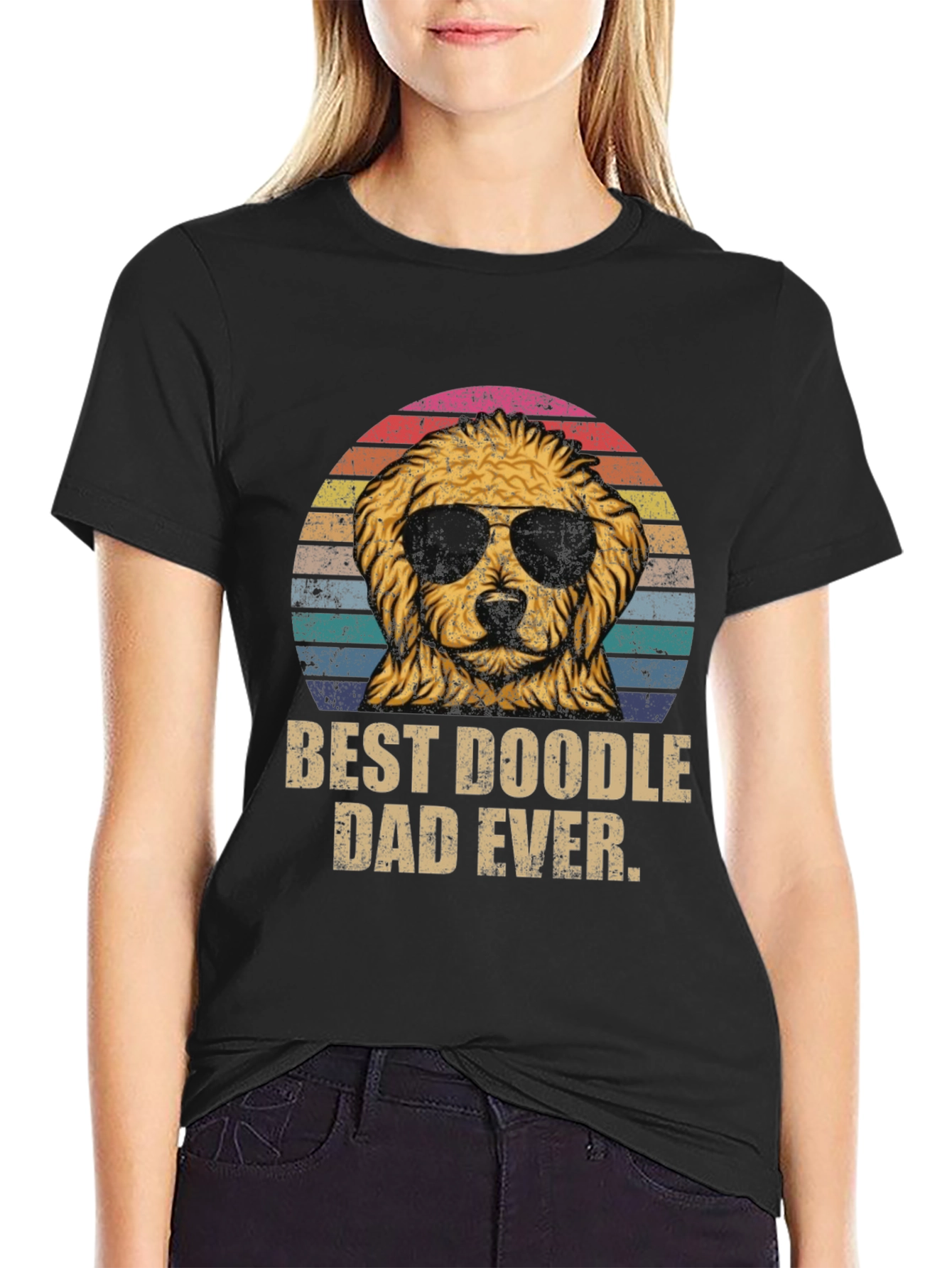 Best Doodle Dad Ever T-Shirt - Dog Lover Gift