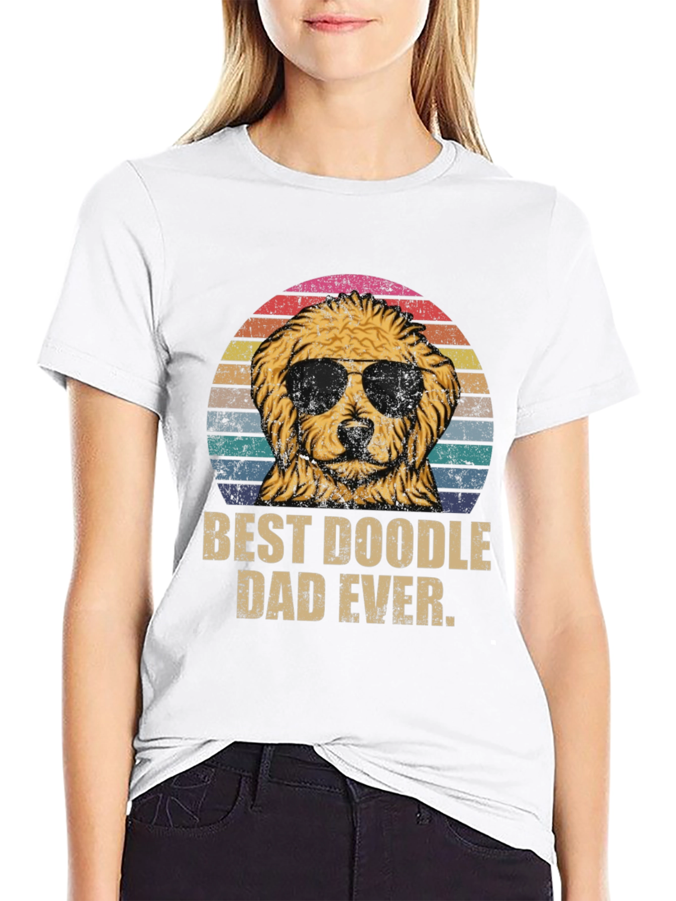 Best Doodle Dad Ever T-Shirt - Dog Lover Gift