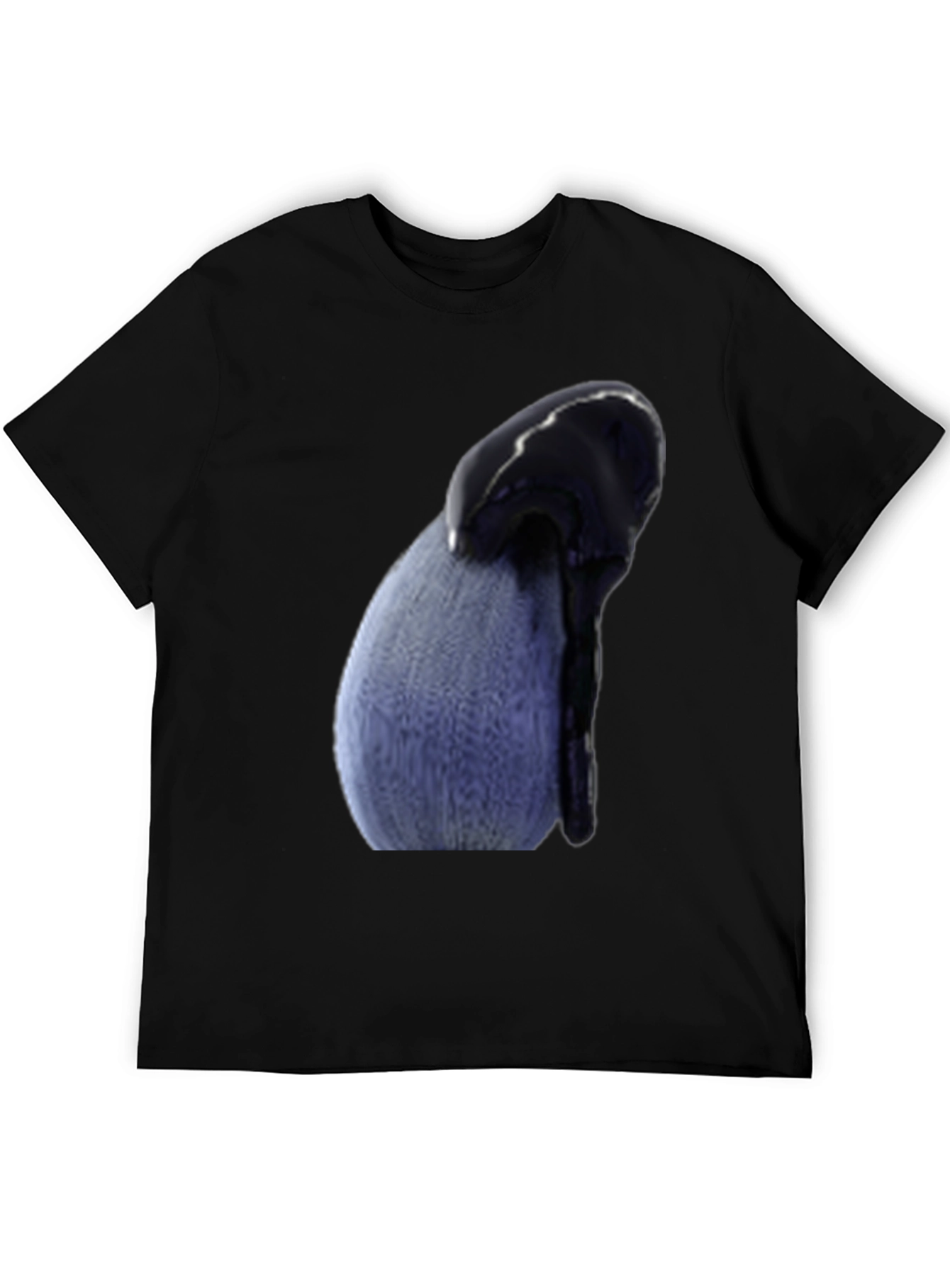 Unique Egg & Dripping Paint Graphic Tee