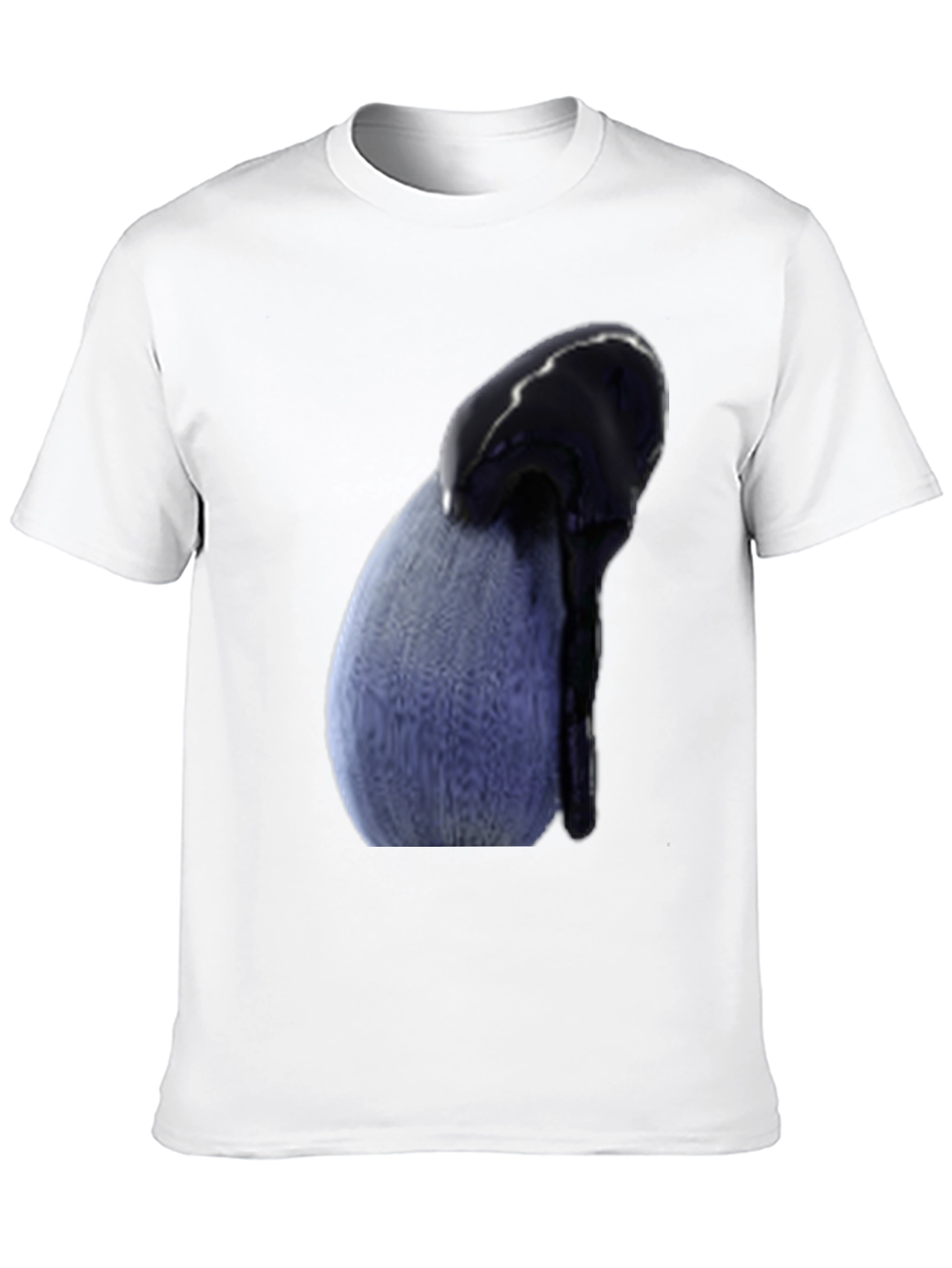 Unique Egg & Dripping Paint Graphic Tee