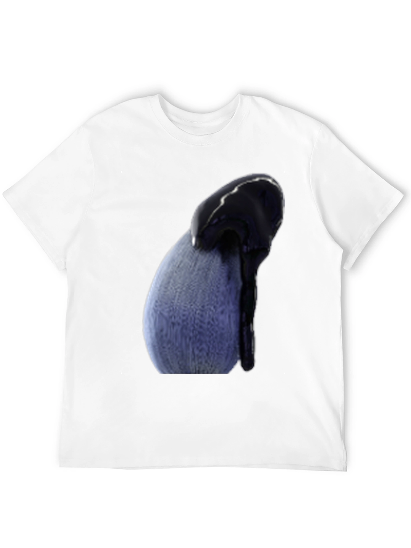 Unique Egg & Dripping Paint Graphic Tee