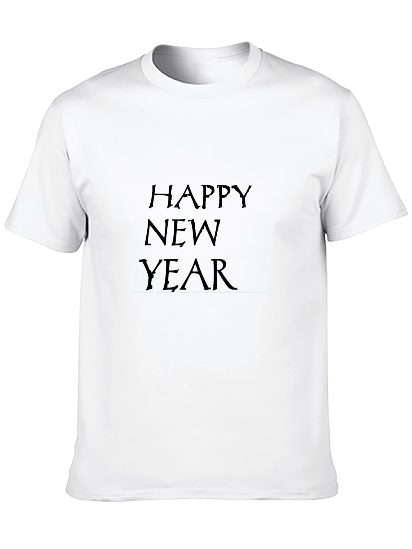 Happy New Year T-Shirt - Black