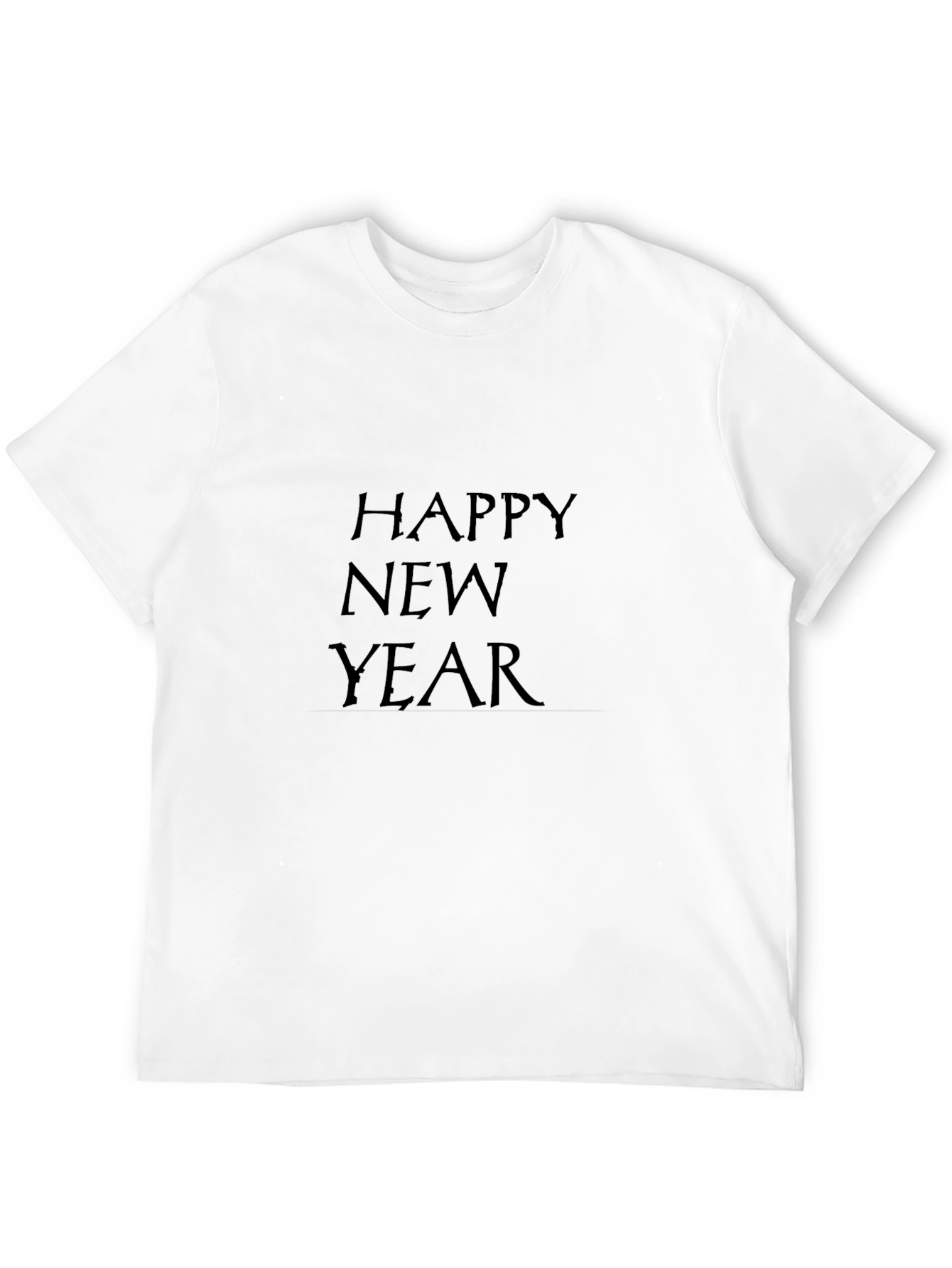 Happy New Year T-Shirt - Black