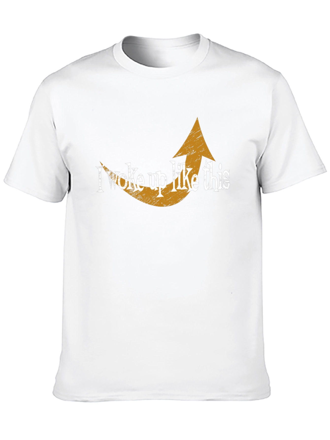 I Woke Up Like This Graphic Tee - Black