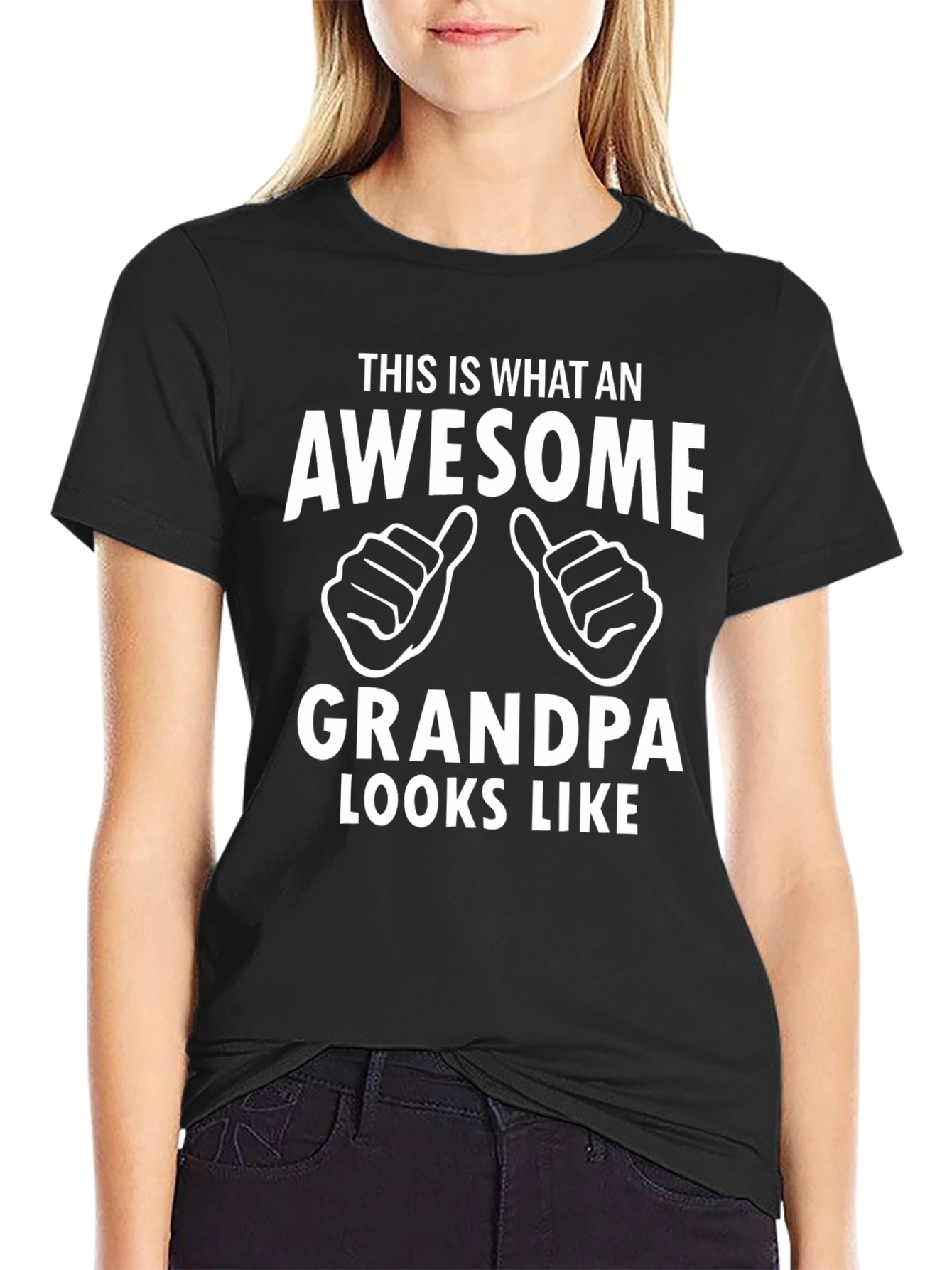 Awesome Grandpa T-Shirt - Novelty Gift for Grandfathers