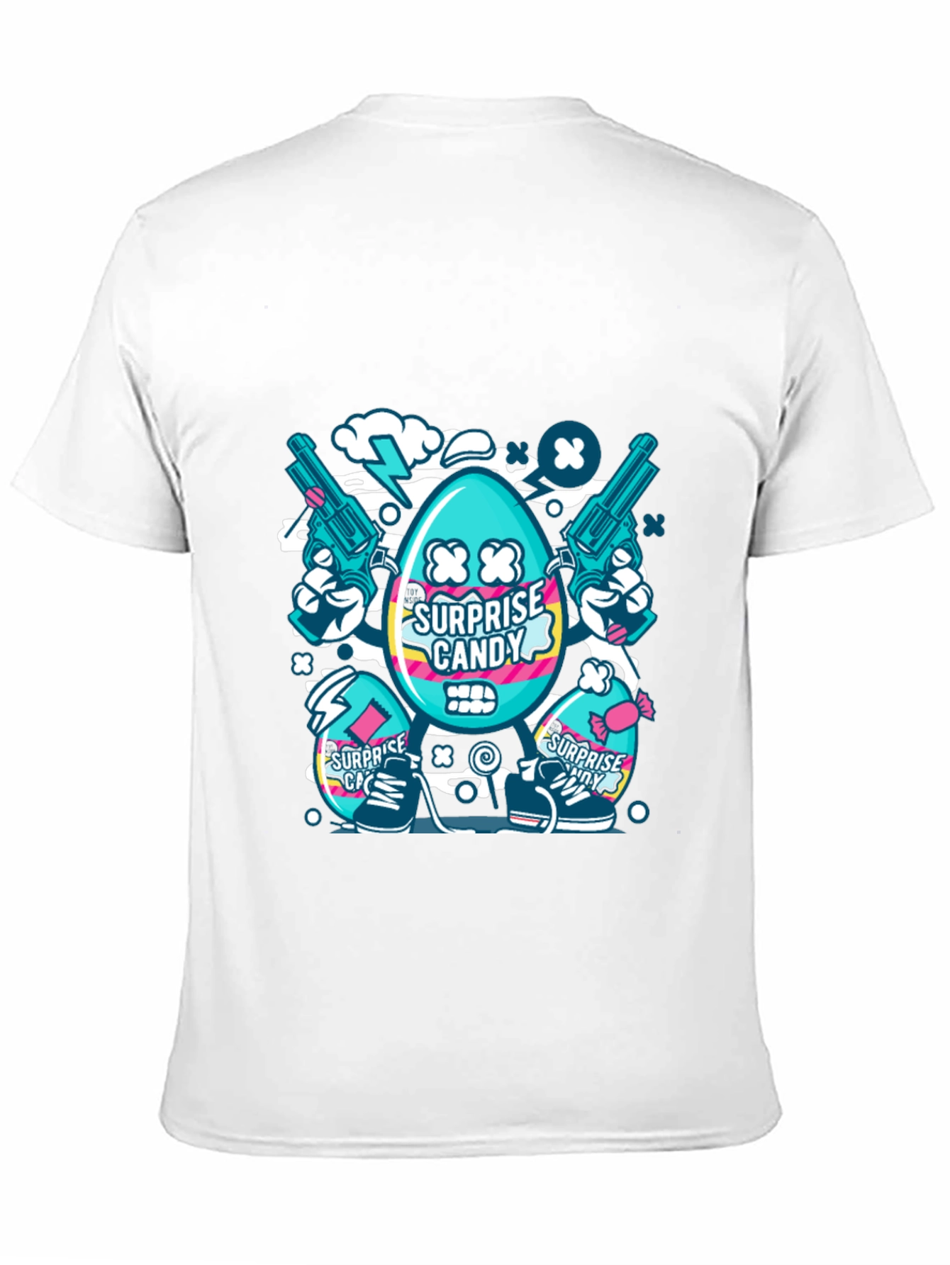 Surprise Candy Graphic T-Shirt - Funky Streetwear