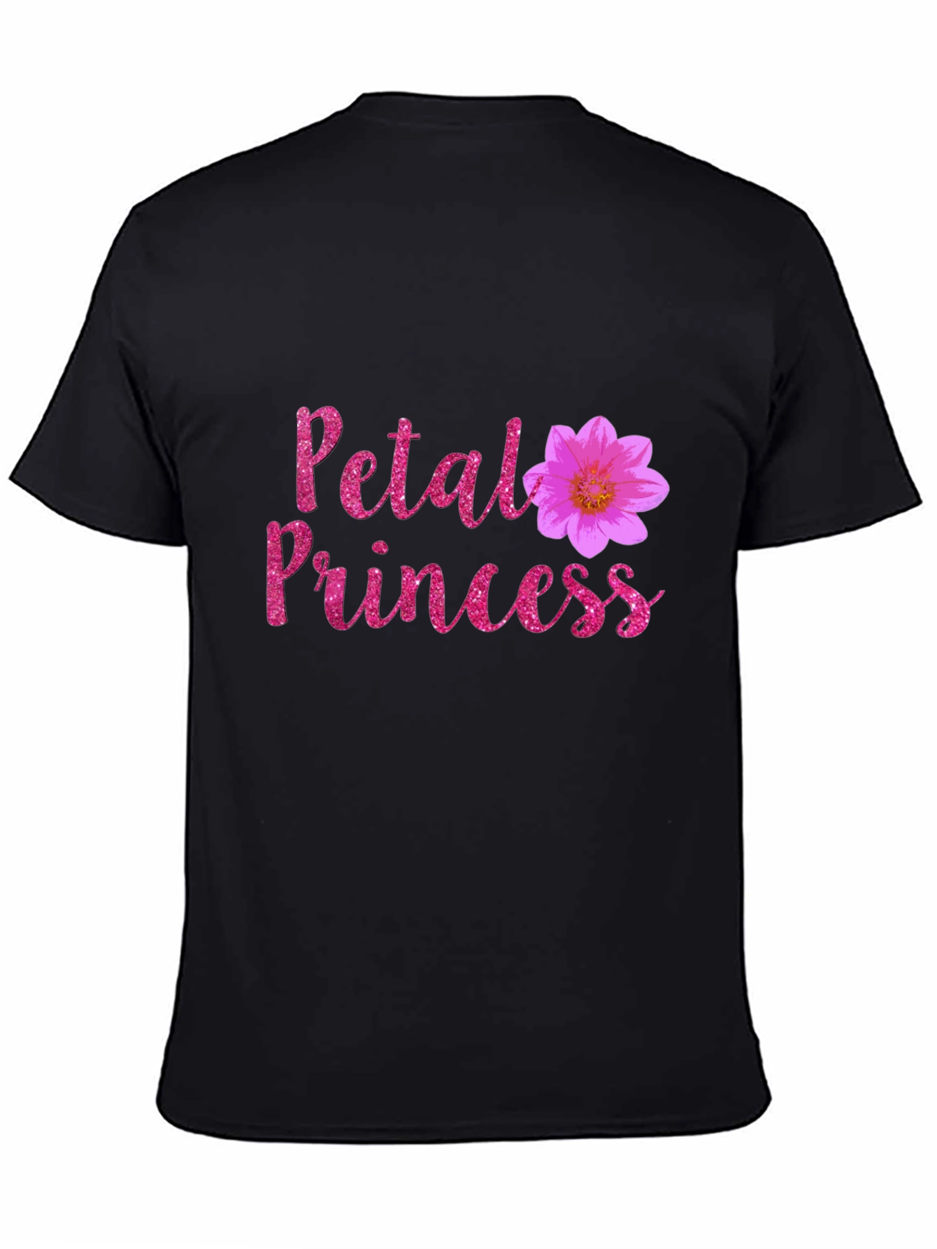 Petal Princess Black T-Shirt