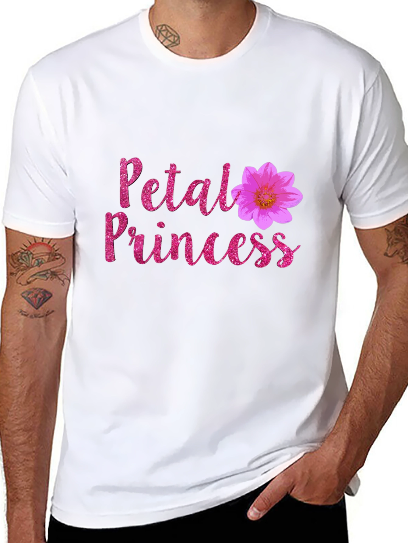 Petal Princess Black T-Shirt
