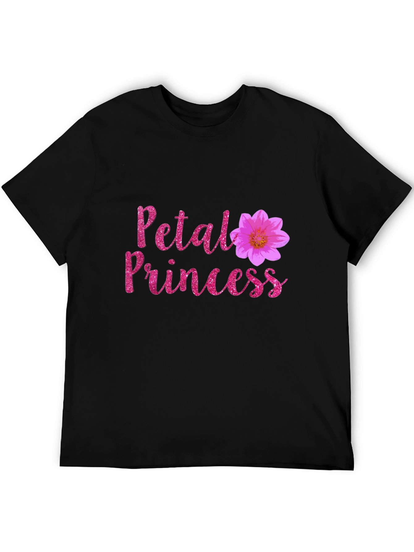 Petal Princess Black T-Shirt