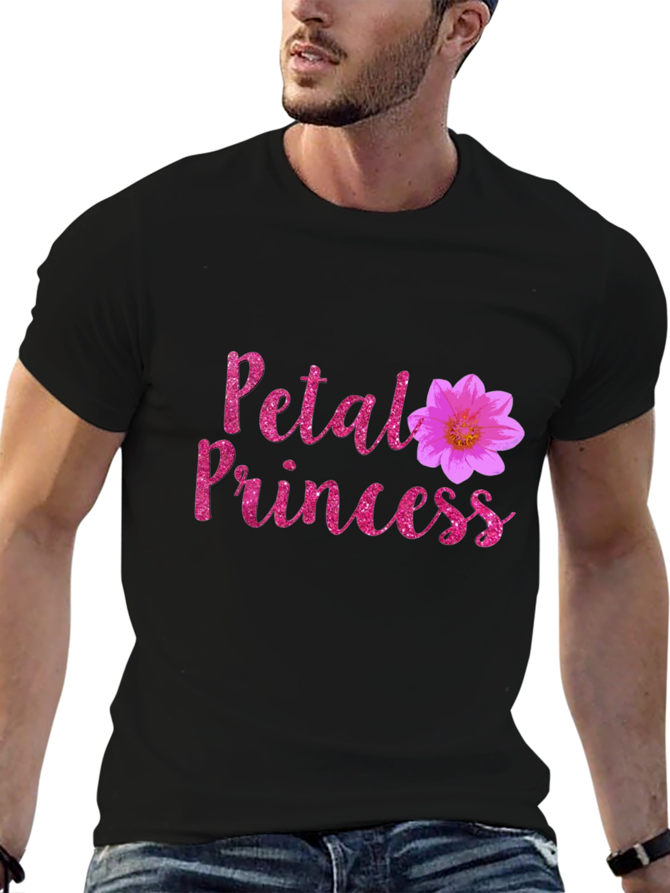 Petal Princess Black T-Shirt