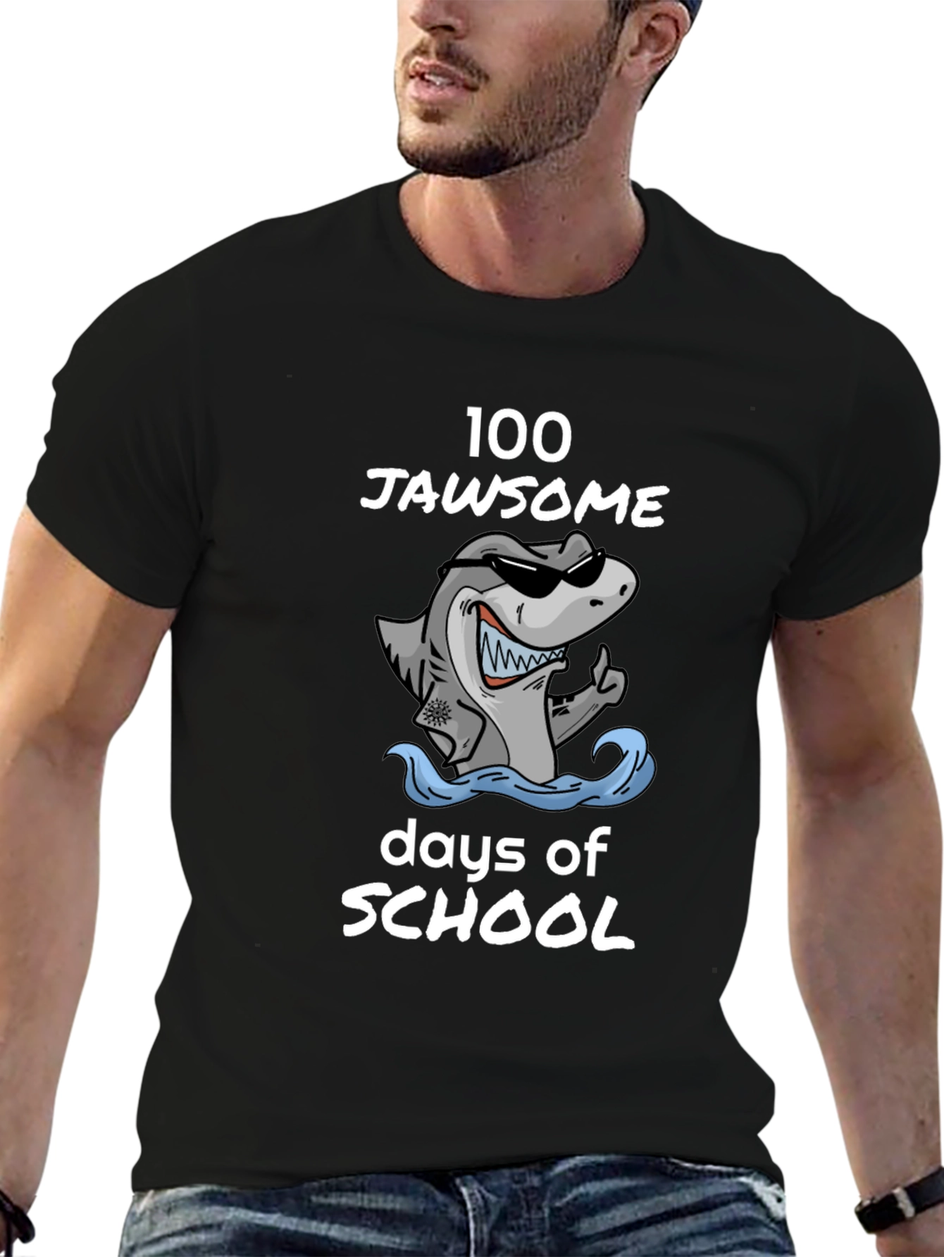 100 Jawsome Days of School T-Shirt