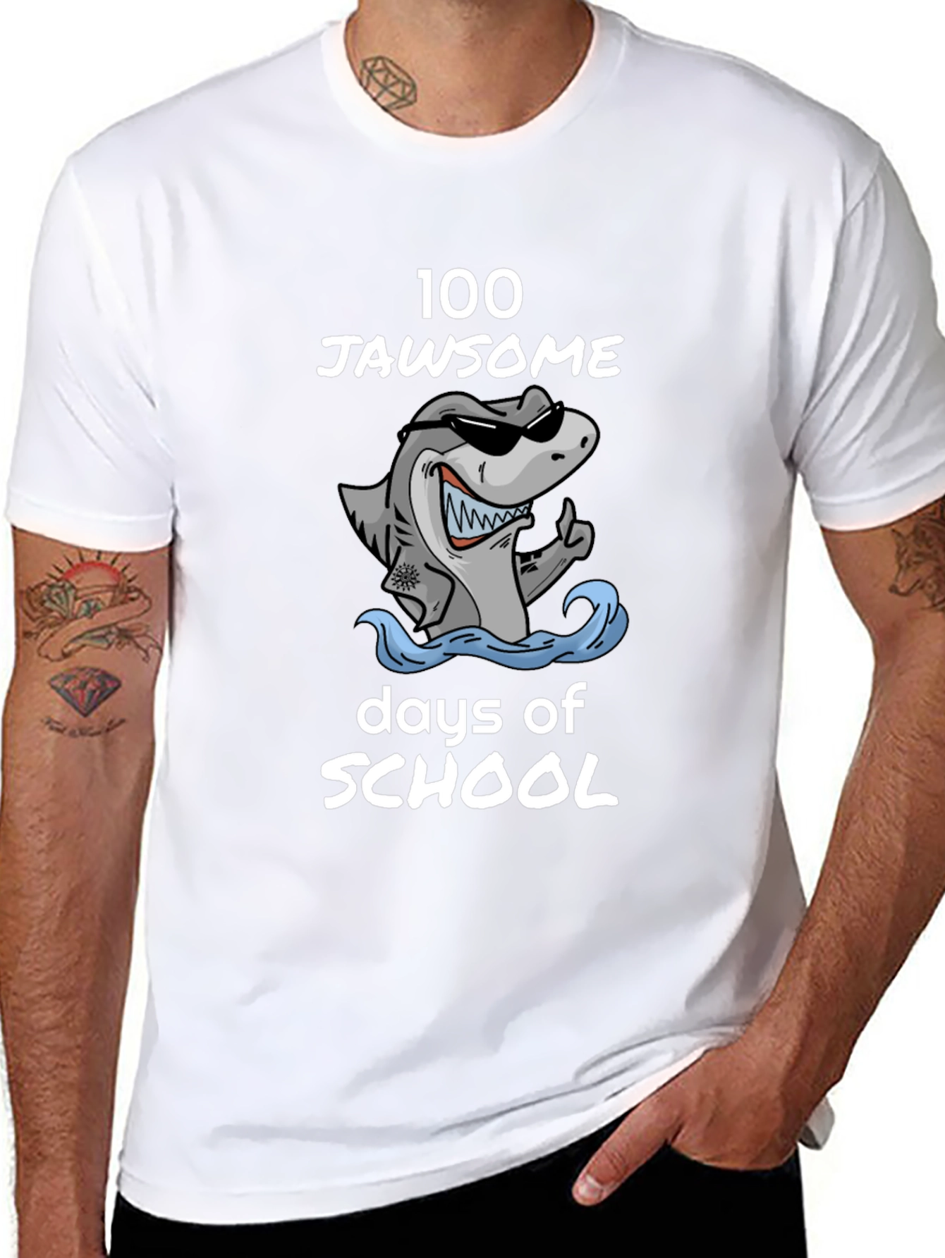 100 Jawsome Days of School T-Shirt