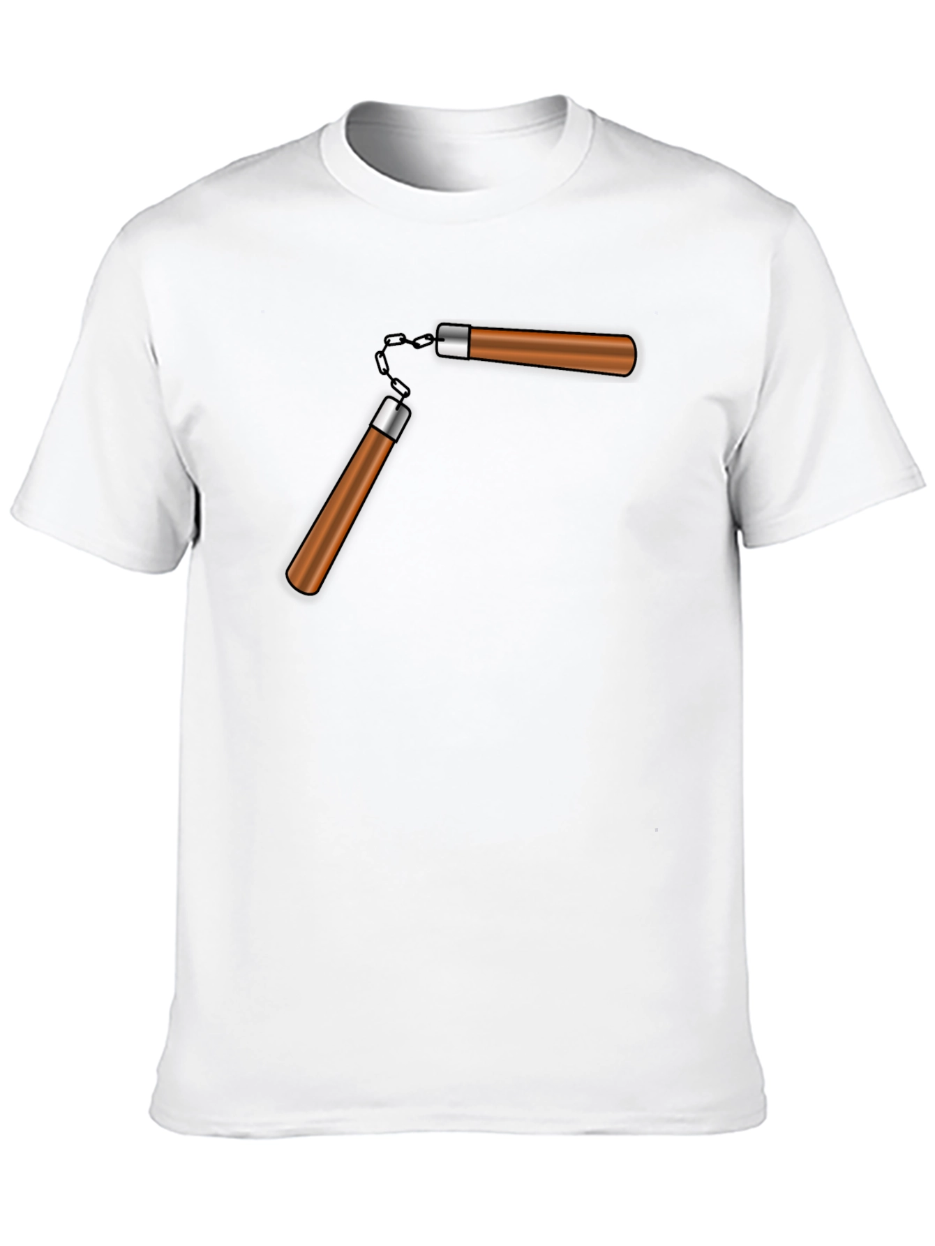 Nunchucks Graphic T-Shirt - Black