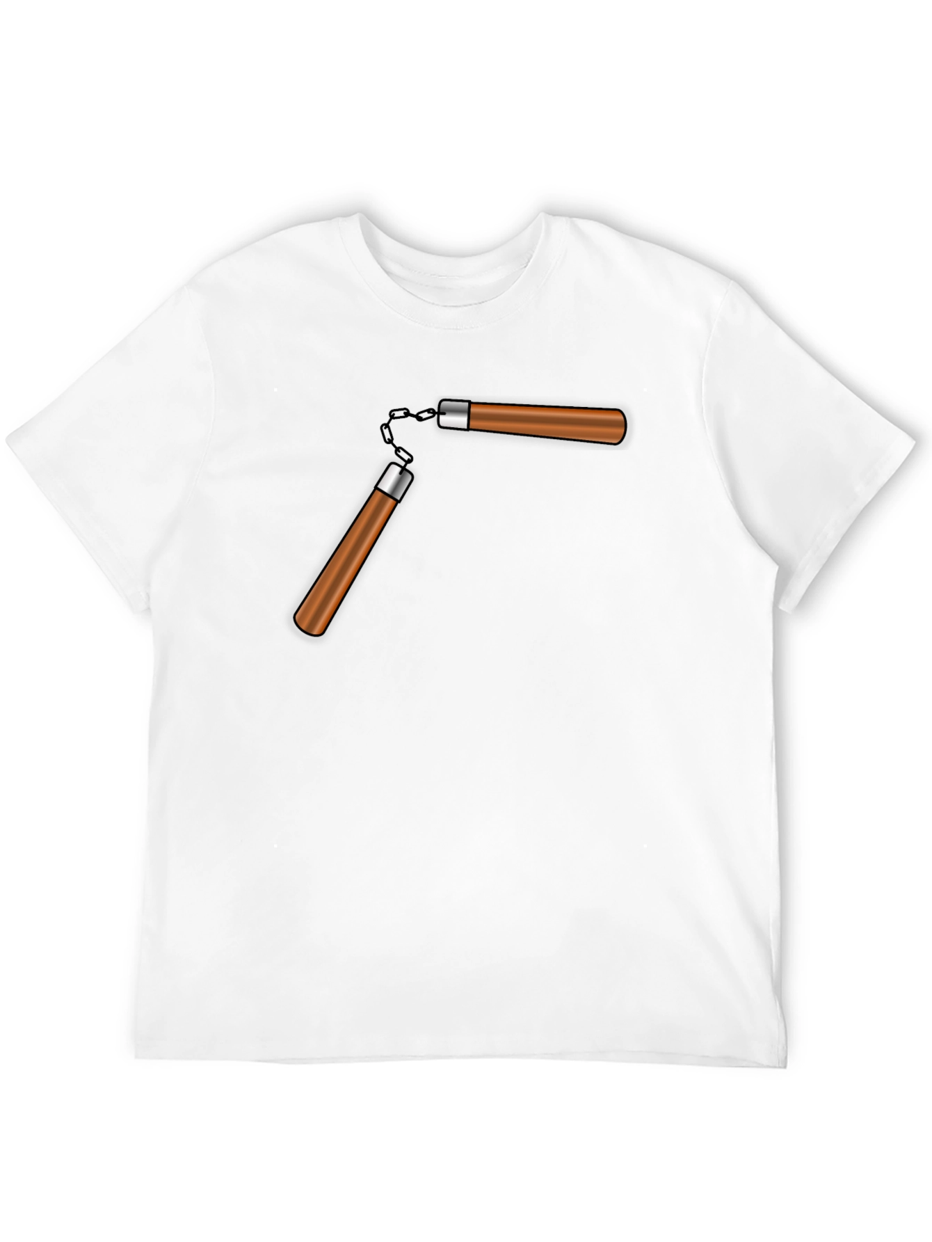 Nunchucks Graphic T-Shirt - Black