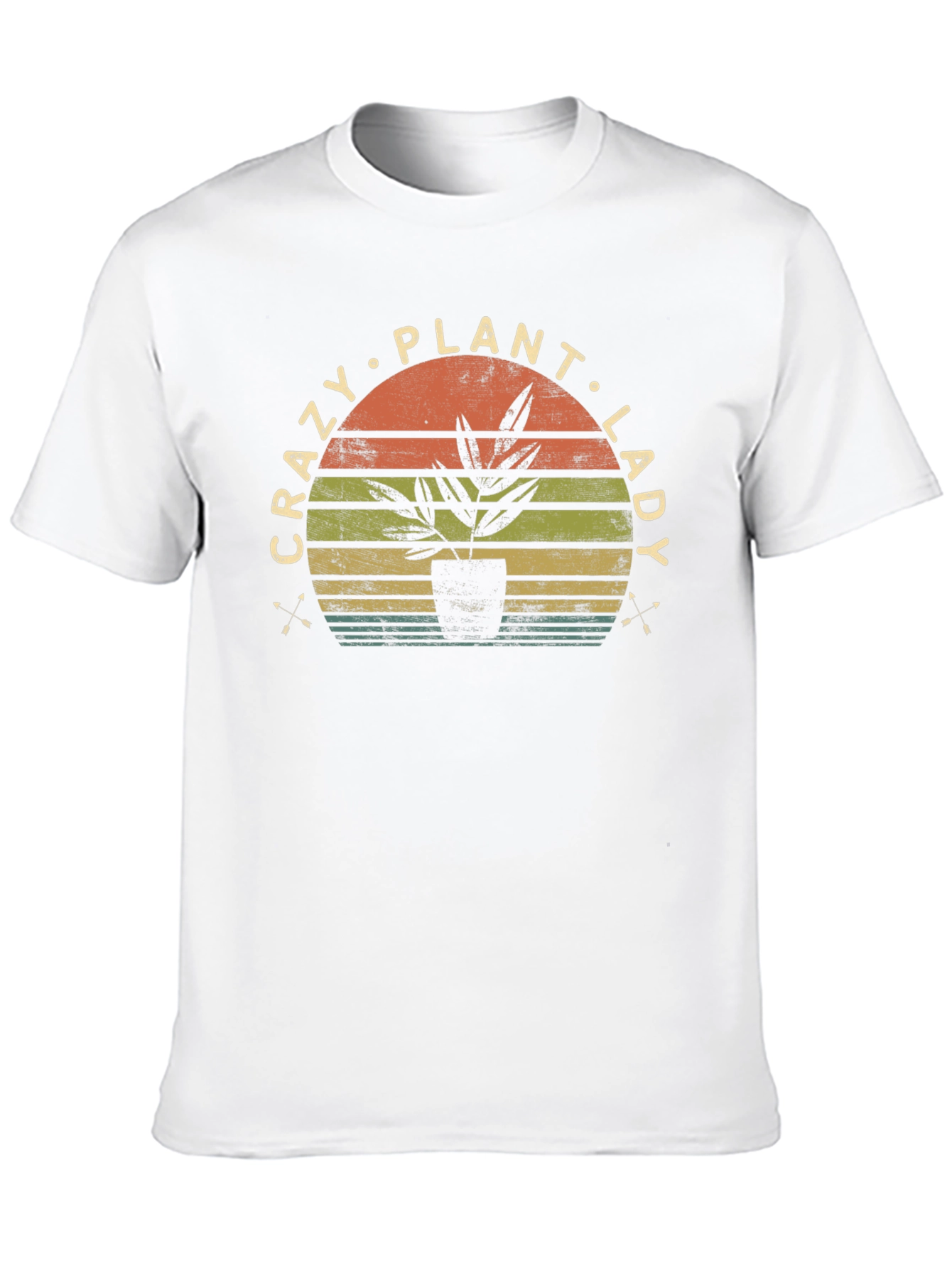 Crazy Plant Lady T-Shirt - Retro Style